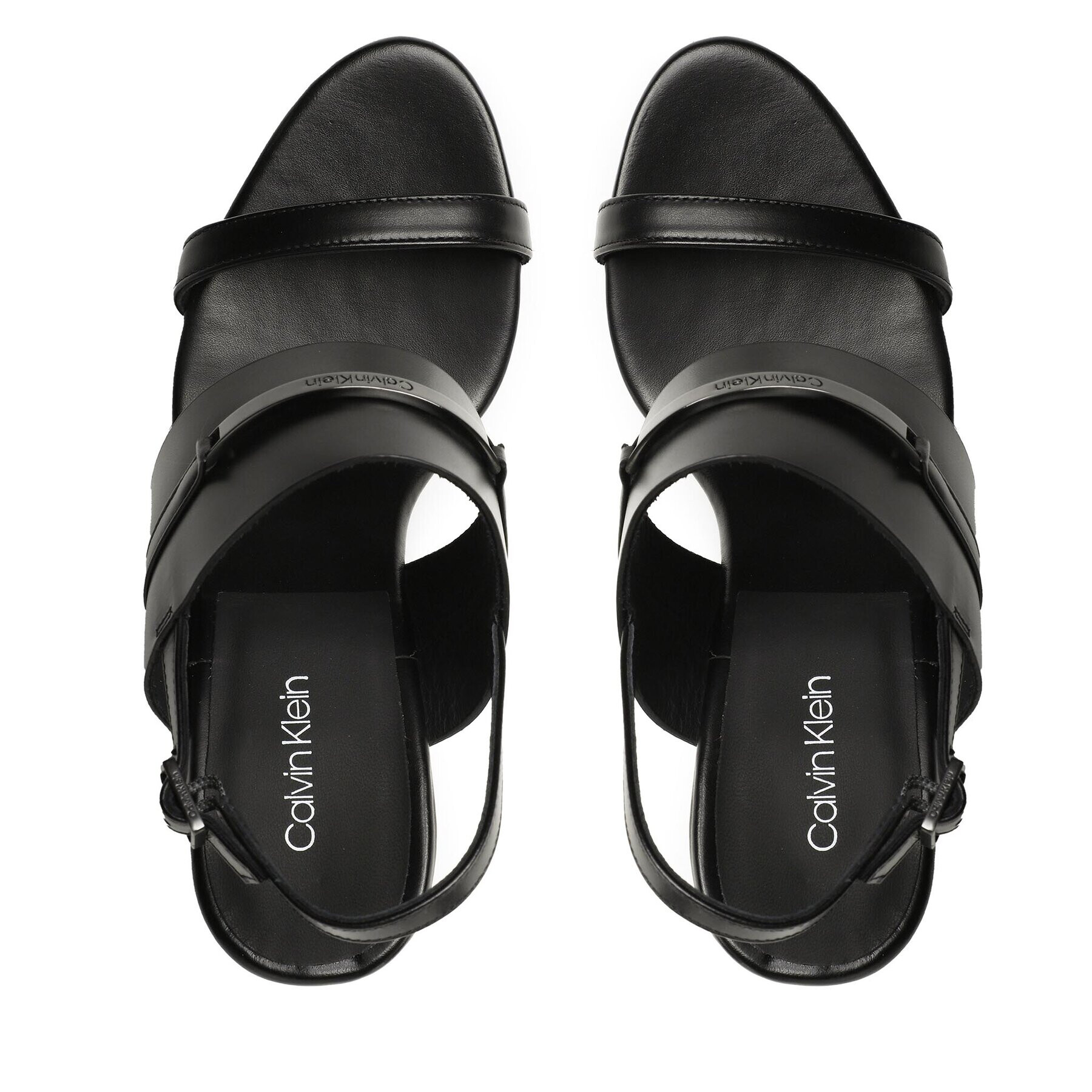 Calvin Klein Sandali Block Hl Sandal HW0HW01612 Črna - Pepit.si