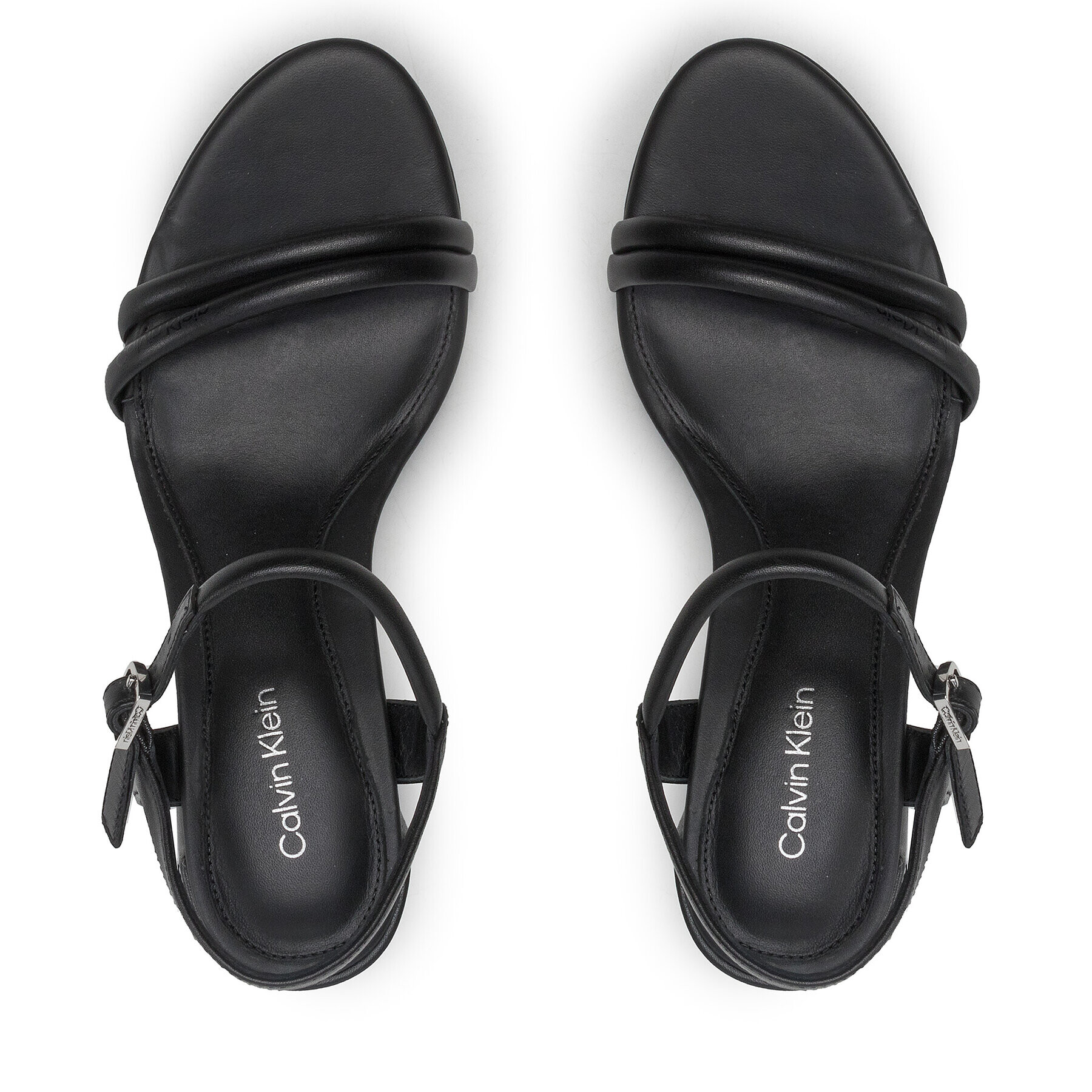 Calvin Klein Sandali Brly Blk Hl Platform HW0HW00705 Črna - Pepit.si