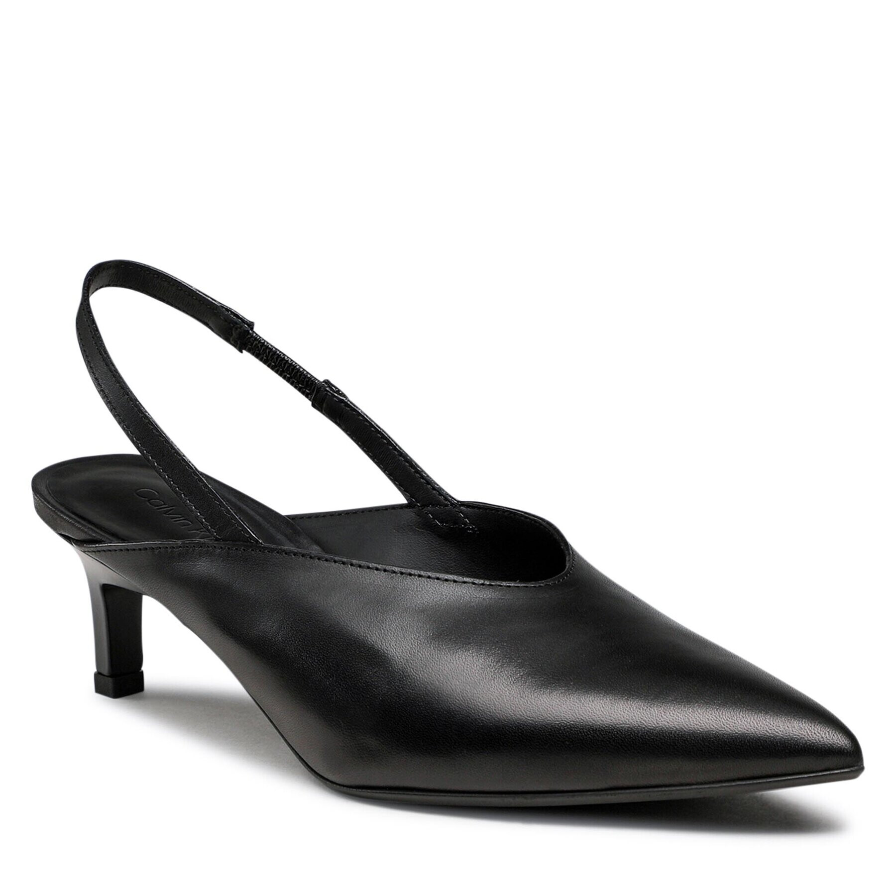 Calvin Klein Sandali Geo Stil Slingback Pump 50 HW0HW01345 Črna - Pepit.si