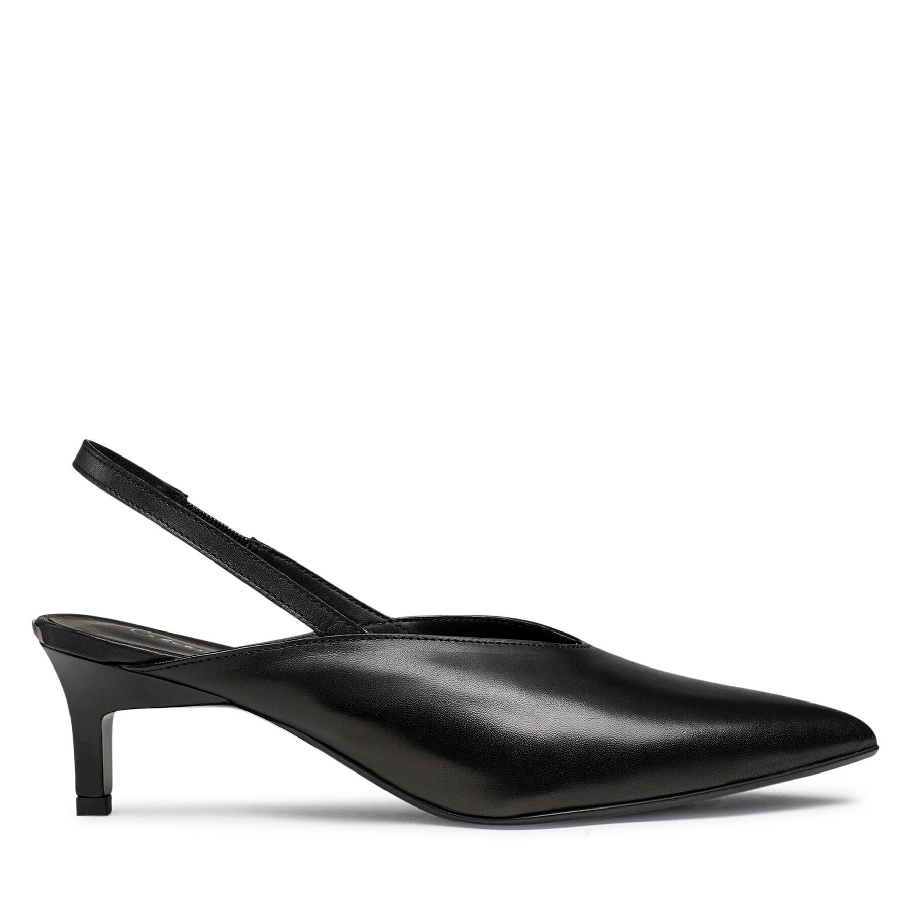 Calvin Klein Sandali Geo Stil Slingback Pump 50 HW0HW01345 Črna - Pepit.si