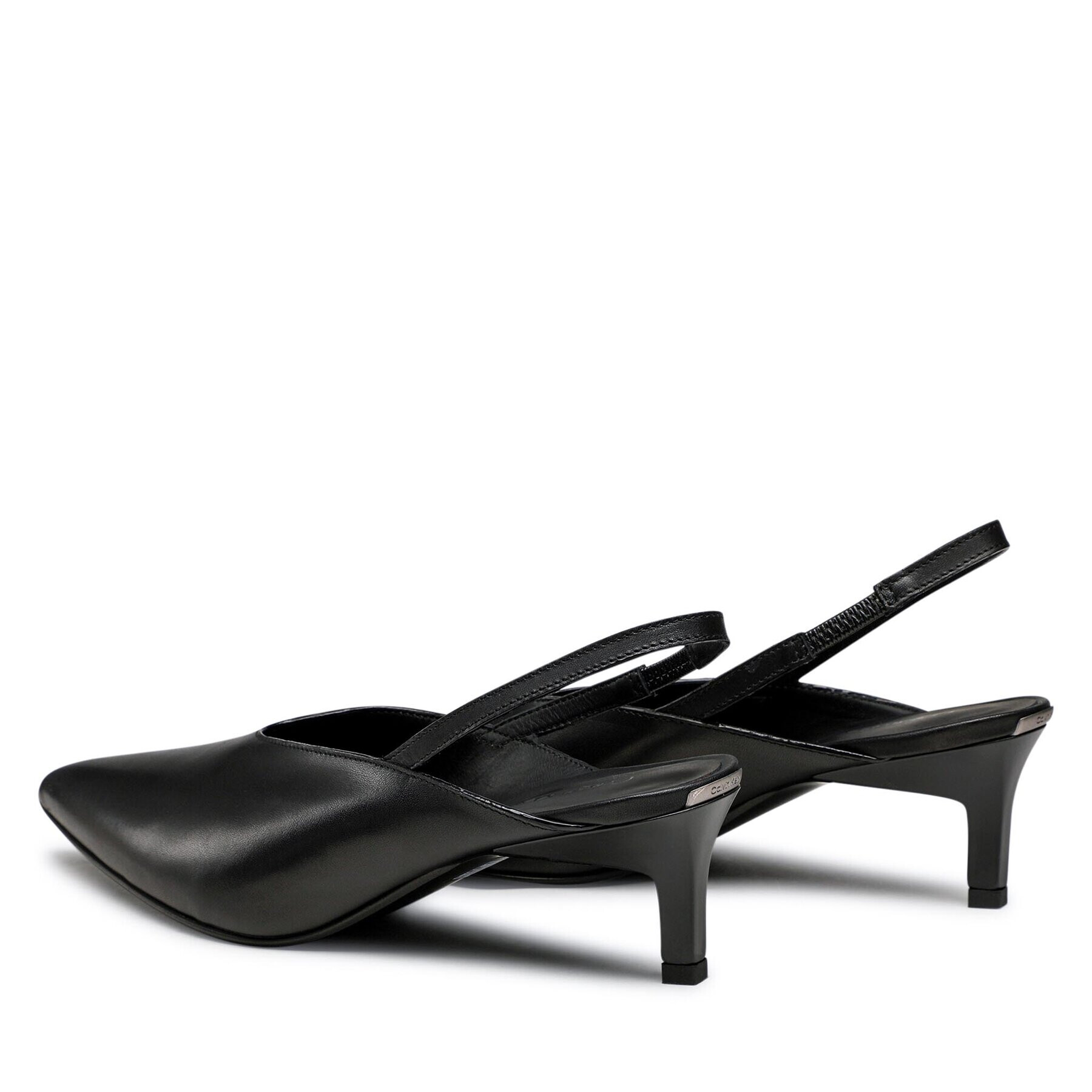 Calvin Klein Sandali Geo Stil Slingback Pump 50 HW0HW01345 Črna - Pepit.si