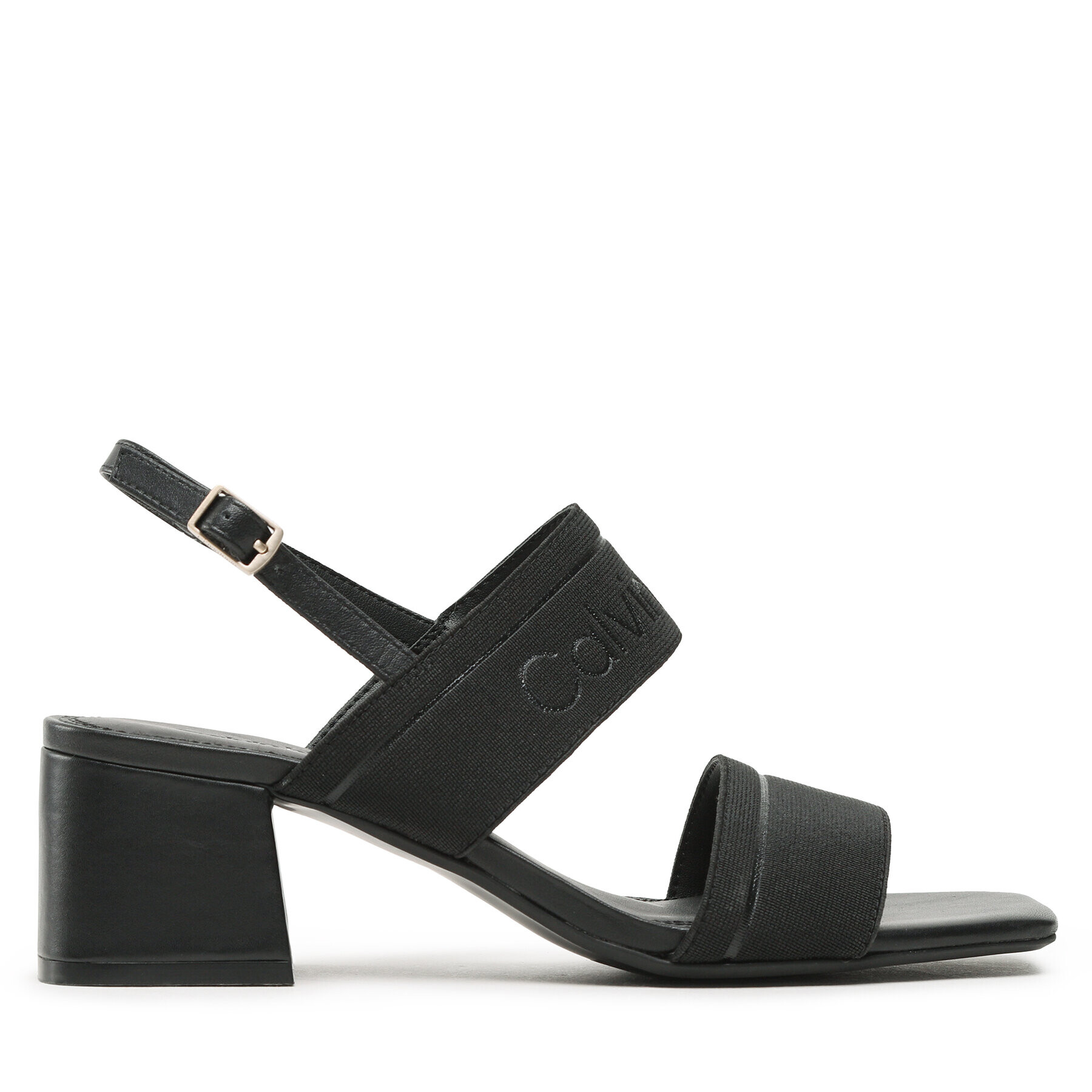 Calvin Klein Sandali Squared Blk Hl Sandal 45 He HW0HW01635 Črna - Pepit.si