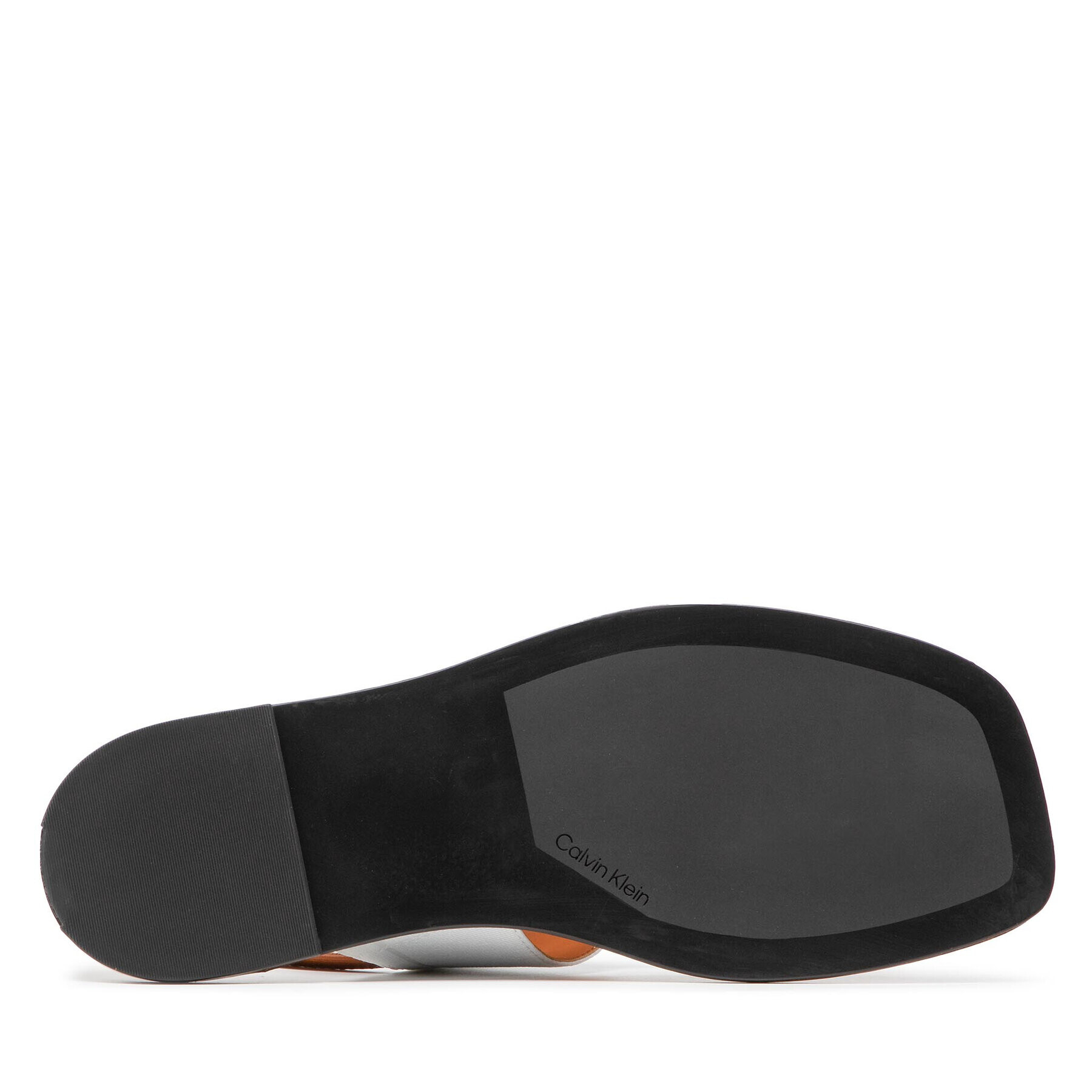 Calvin Klein Sandali Squared Flat Tp Sandal He HW0HW008180HF Bela - Pepit.si