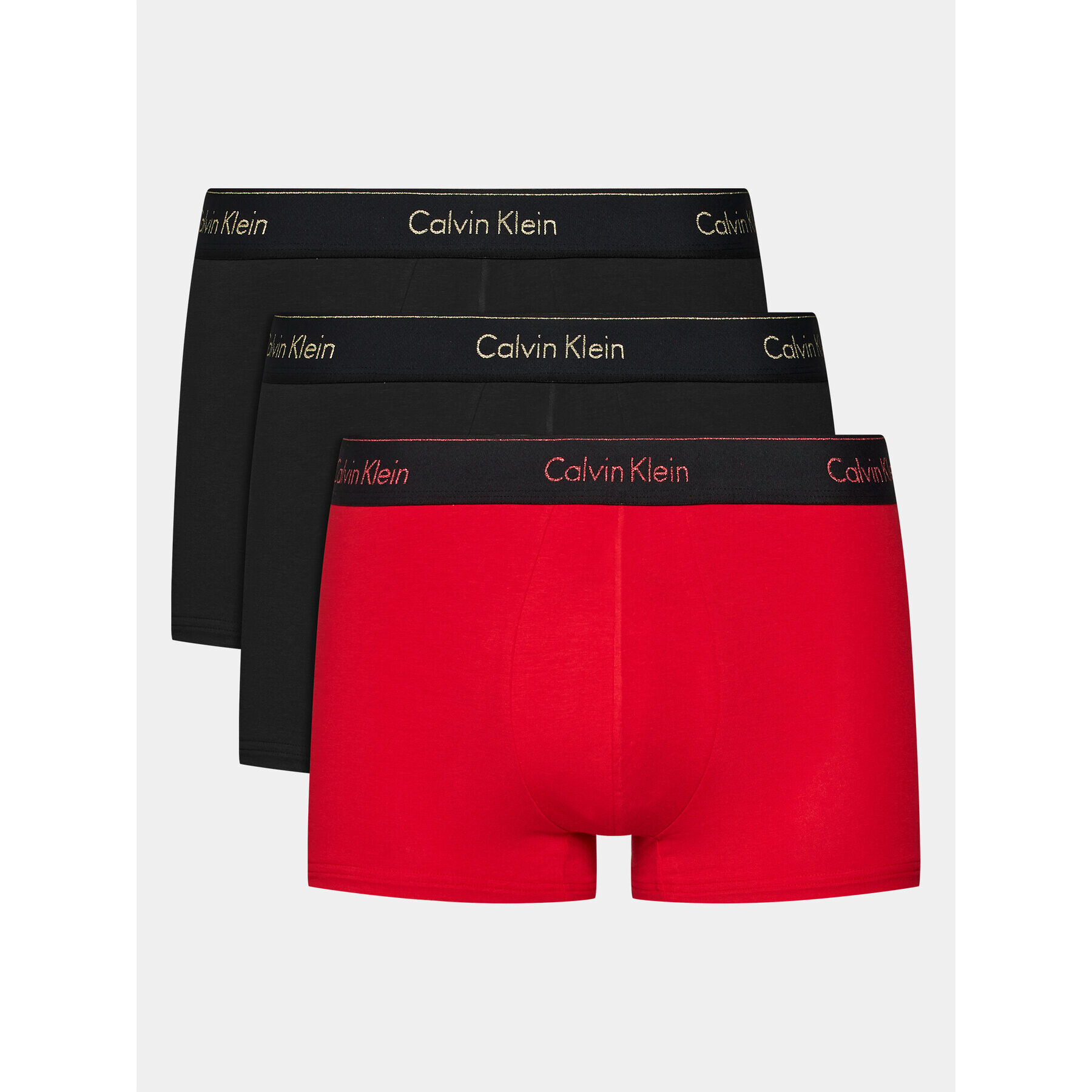 Calvin Klein Set 3 parov boksaric Trunk 3Pk 000NB3873A Črna - Pepit.si