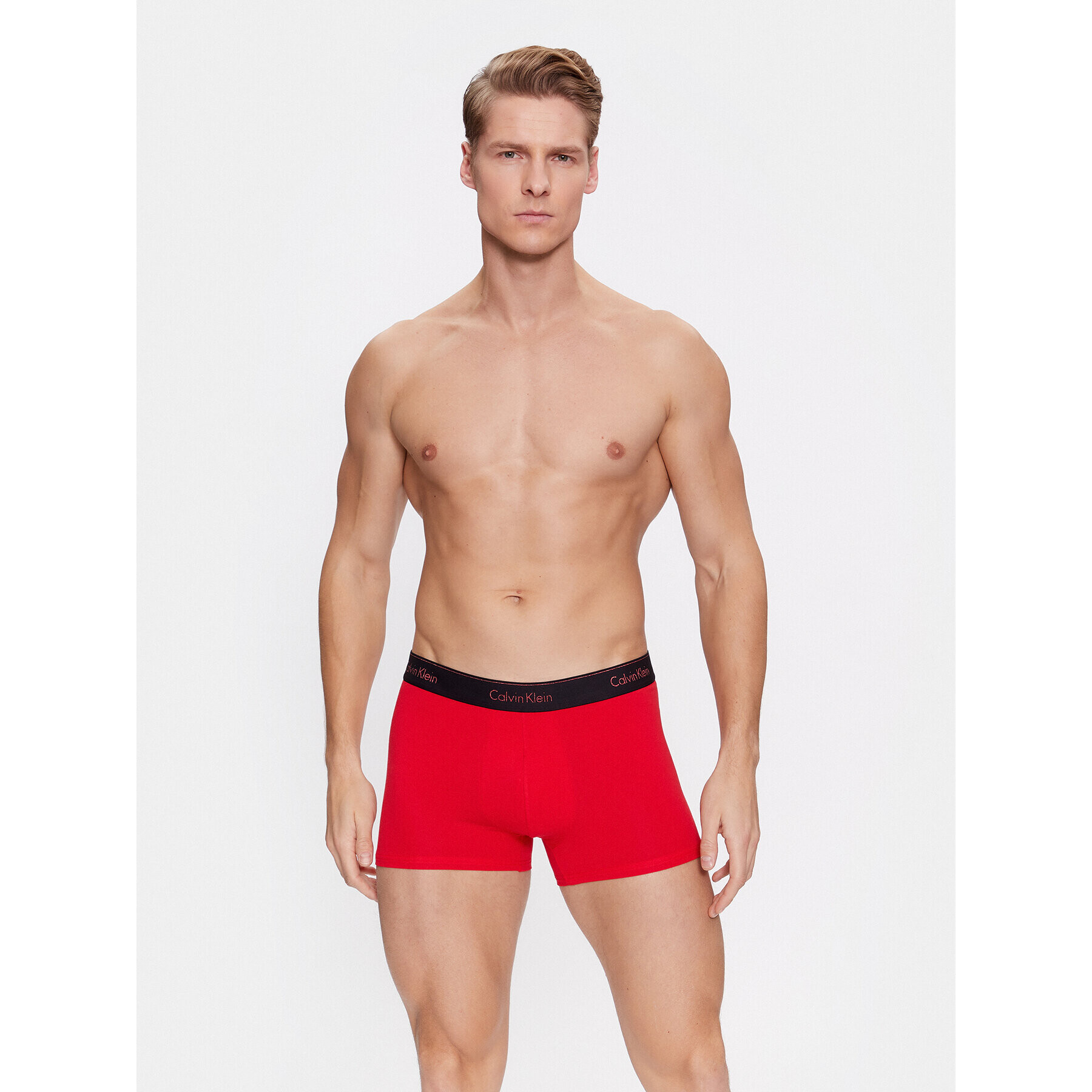 Calvin Klein Set 3 parov boksaric Trunk 3Pk 000NB3873A Črna - Pepit.si