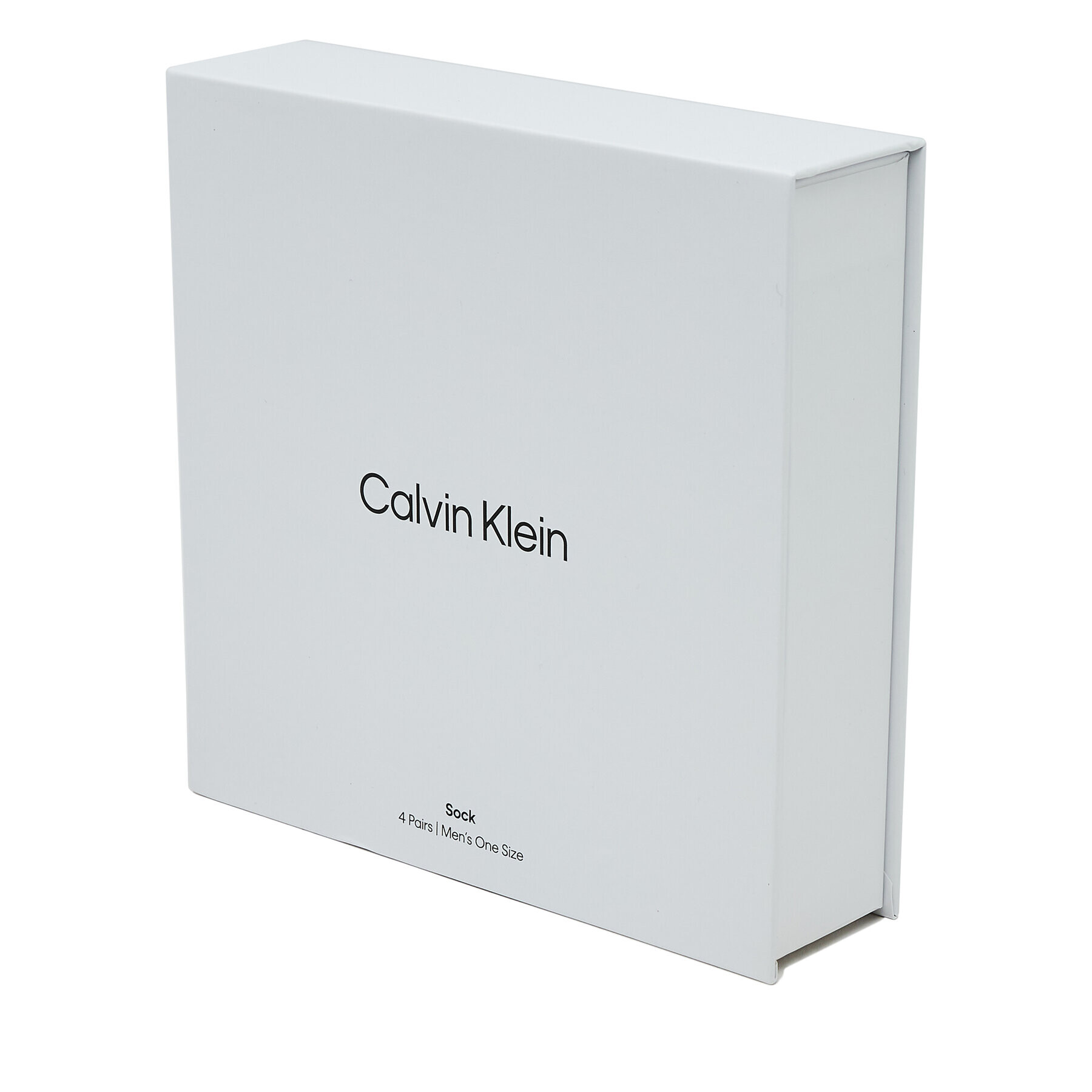 Calvin Klein Set 4 parov moških visokih nogavic 701224108 Črna - Pepit.si