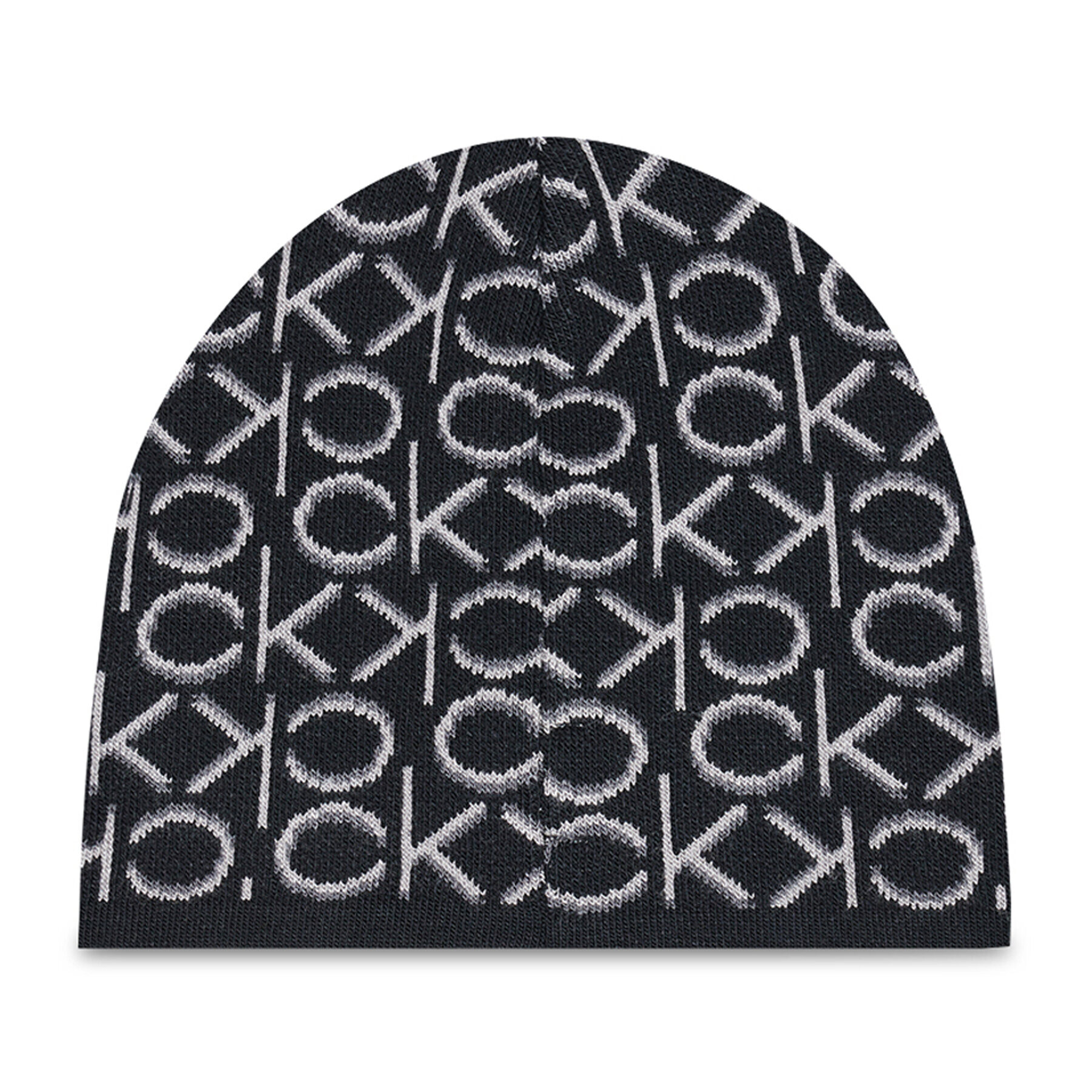 Calvin Klein Set šal + kapa New Monogram Beanie + Scarf K60K608787 Črna - Pepit.si