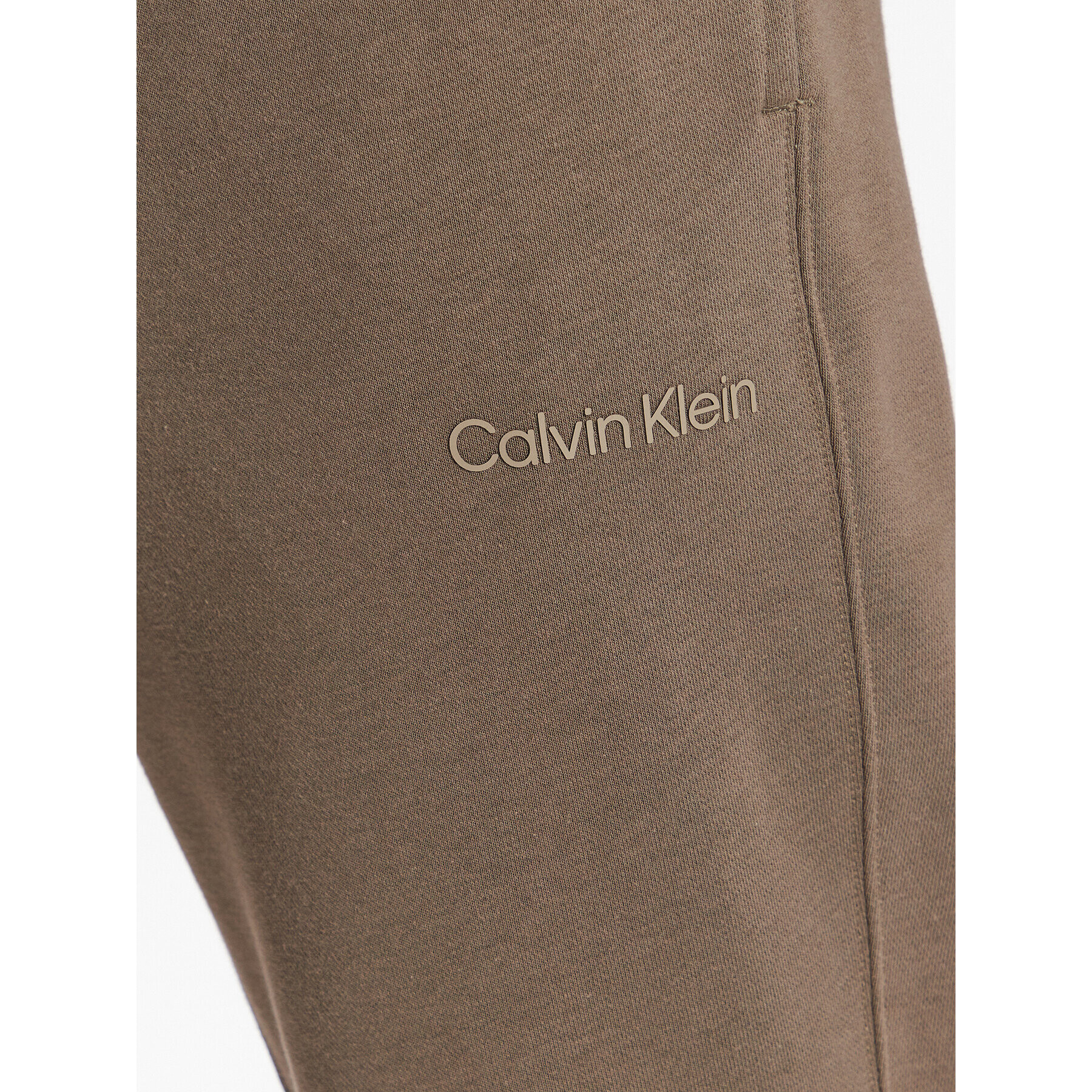 Calvin Klein Performance Spodnji del trenirke Knitt Pant 00GMS3P604 Khaki Relaxed Fit - Pepit.si