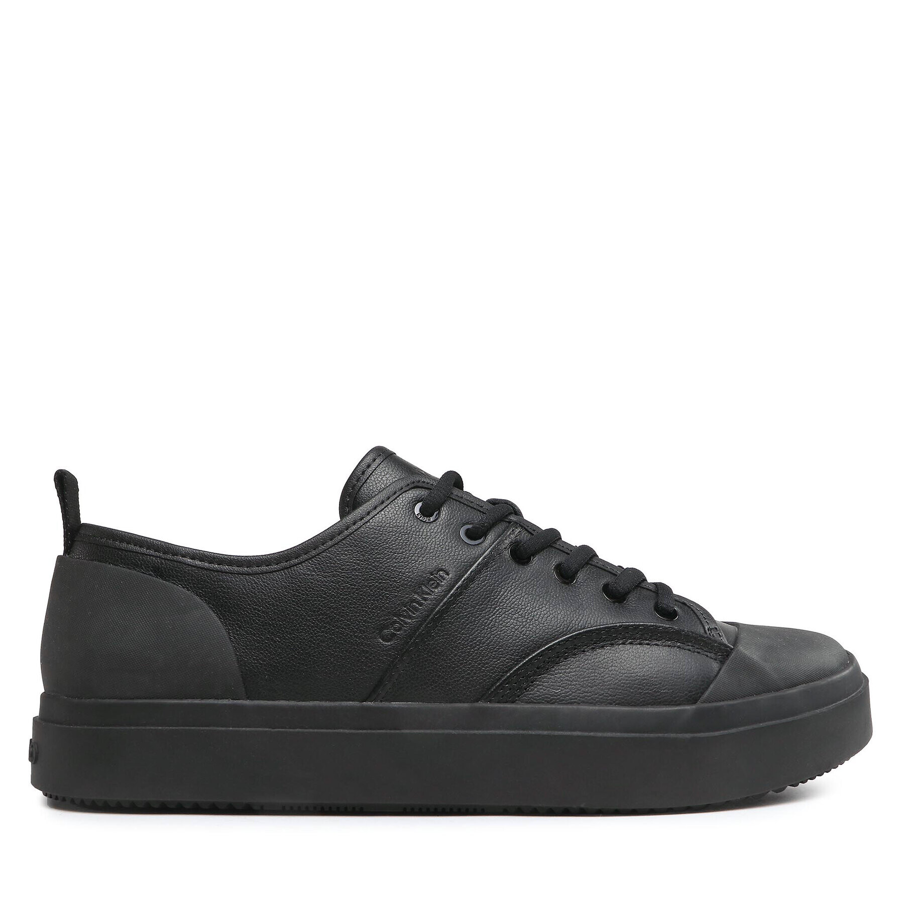 Calvin Klein Modne superge Low Top Lace Up Lth HM0HM01045 Črna - Pepit.si