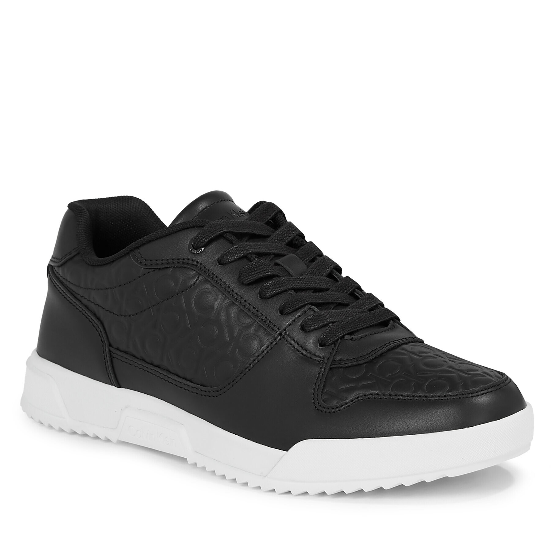 Calvin Klein Superge Low Top Lace Up Mono HM0HM01192 Črna - Pepit.si