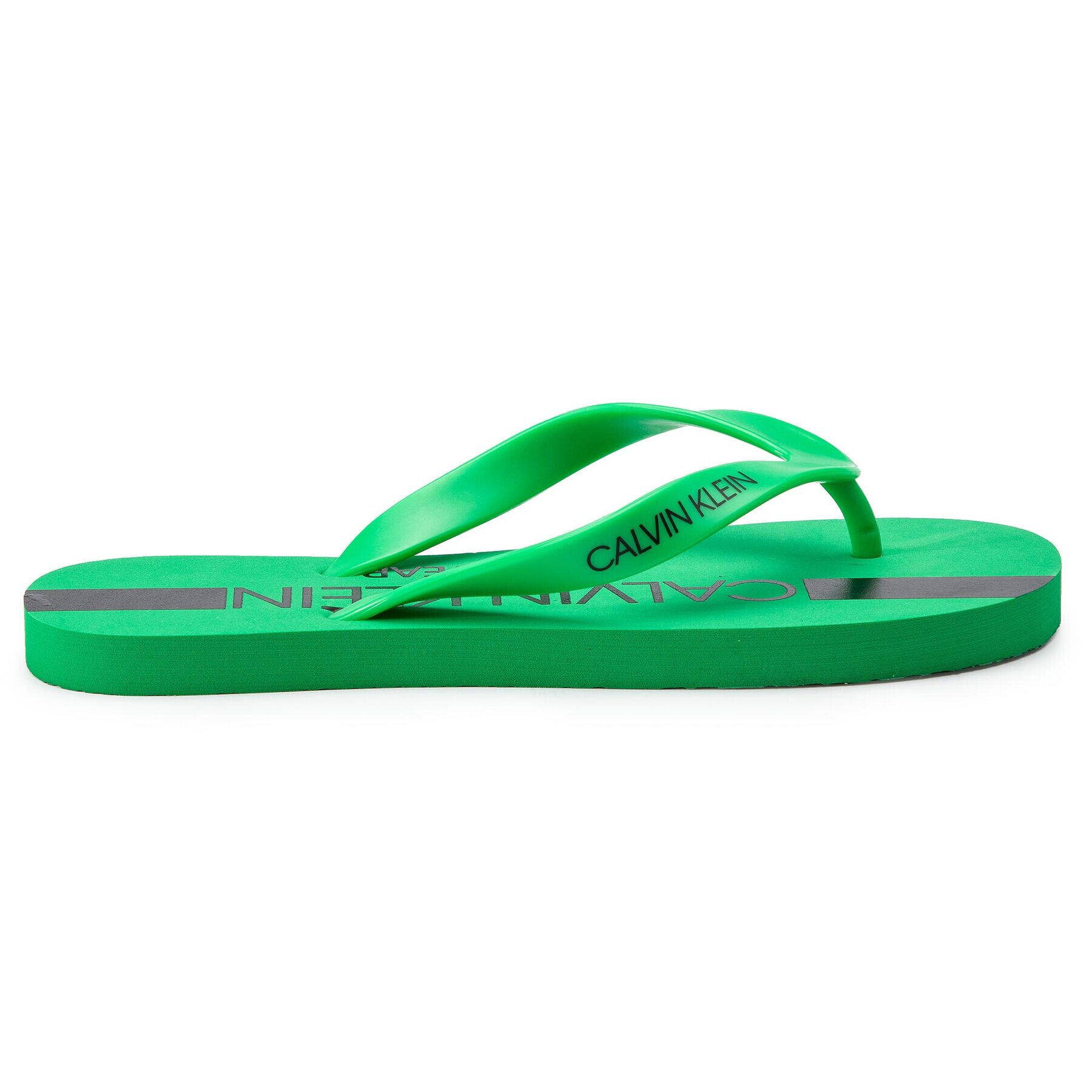 Calvin Klein Swimwear Japonke Ff Sandals KM0KM00344 Zelena - Pepit.si