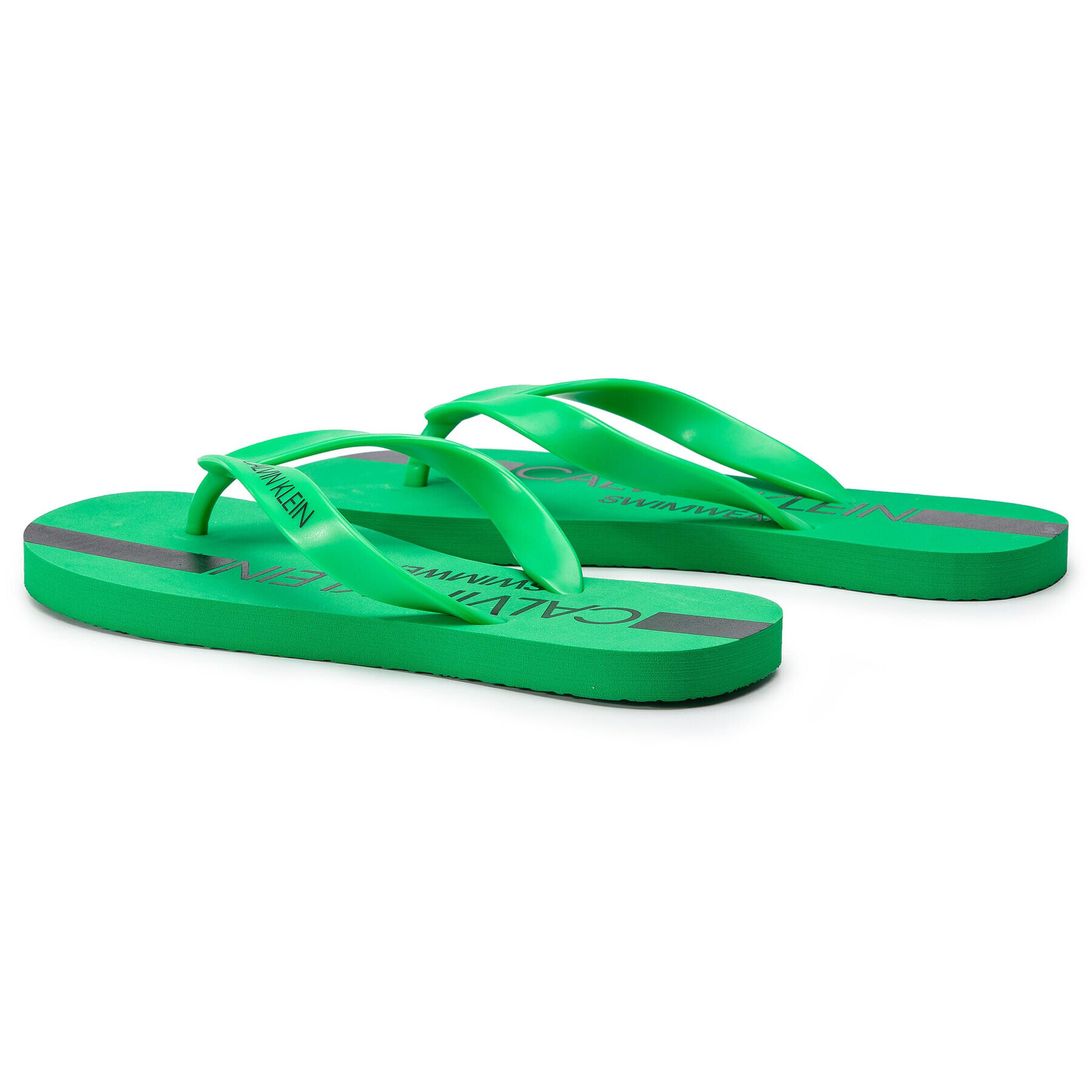 Calvin Klein Swimwear Japonke Ff Sandals KM0KM00344 Zelena - Pepit.si