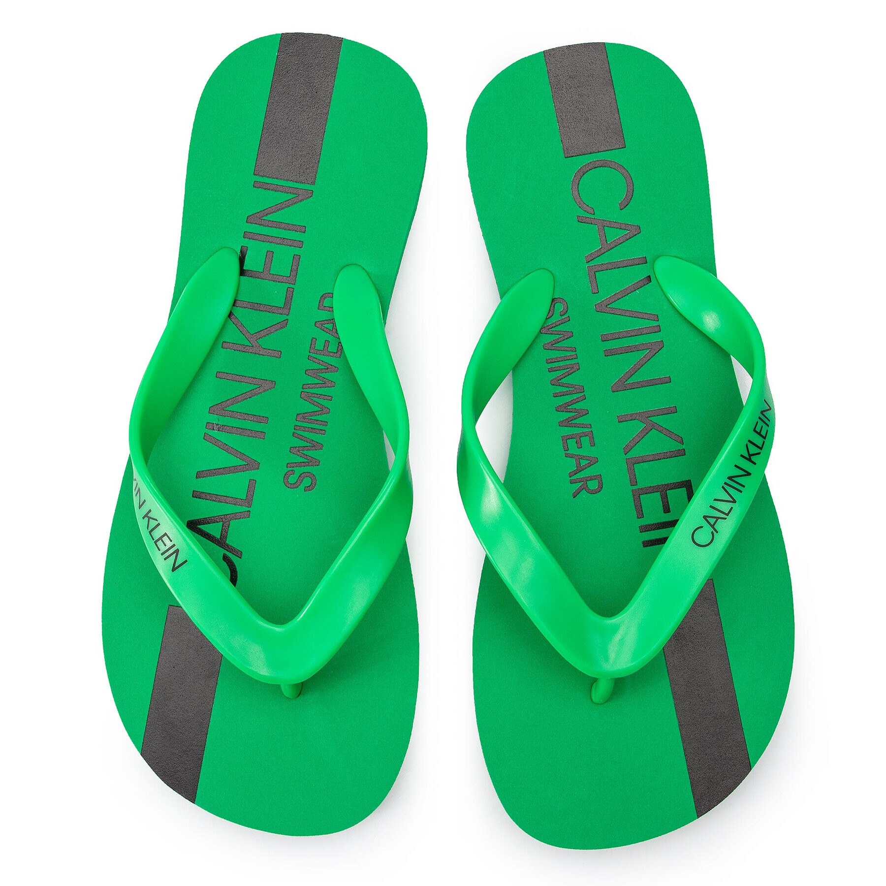 Calvin Klein Swimwear Japonke Ff Sandals KM0KM00344 Zelena - Pepit.si