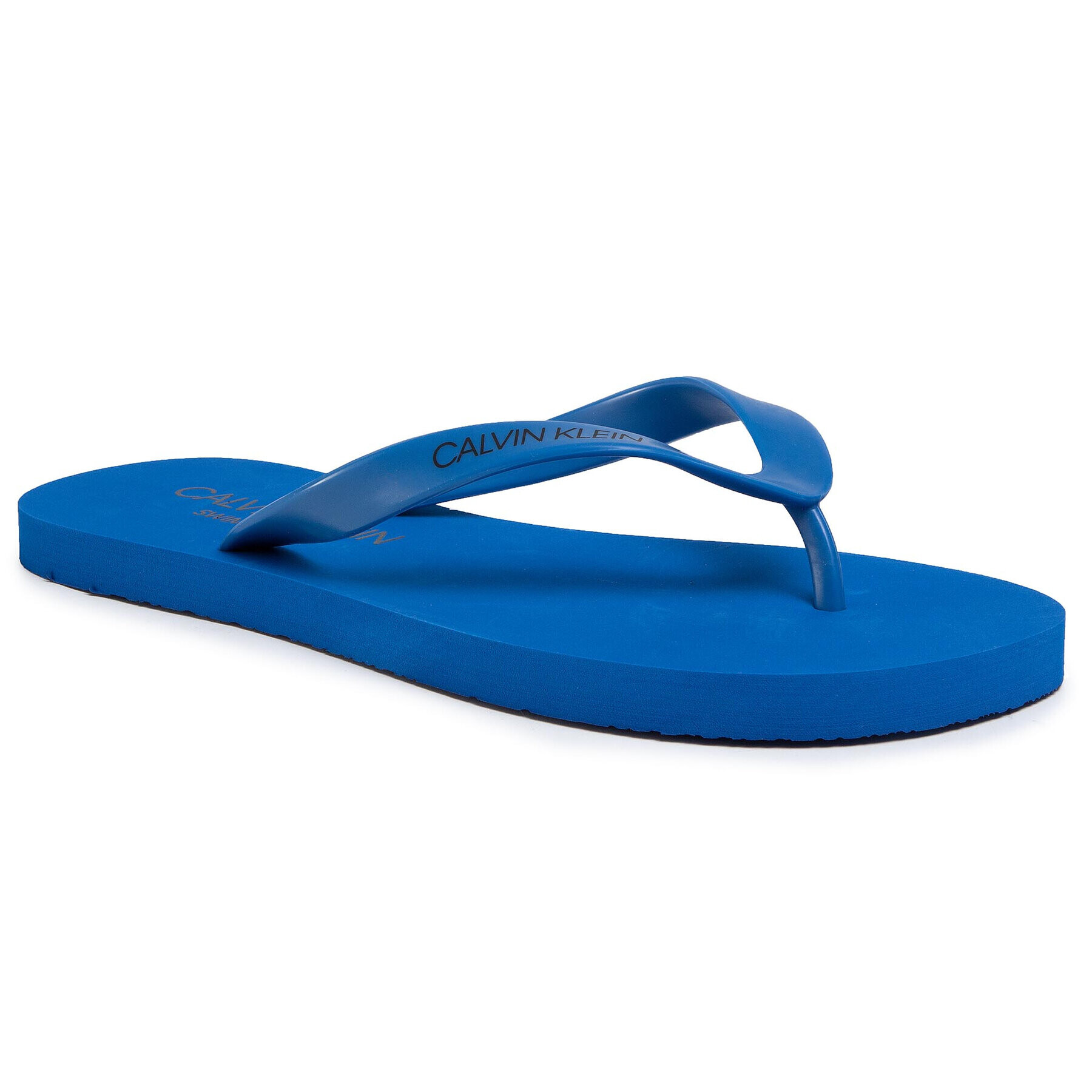 Calvin Klein Swimwear Japonke Ff Sandals KM0KM00497 Modra - Pepit.si