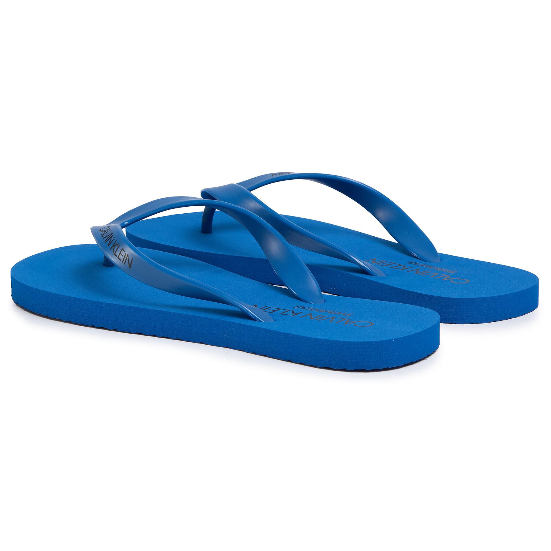 Calvin Klein Swimwear Japonke Ff Sandals KM0KM00497 Modra - Pepit.si