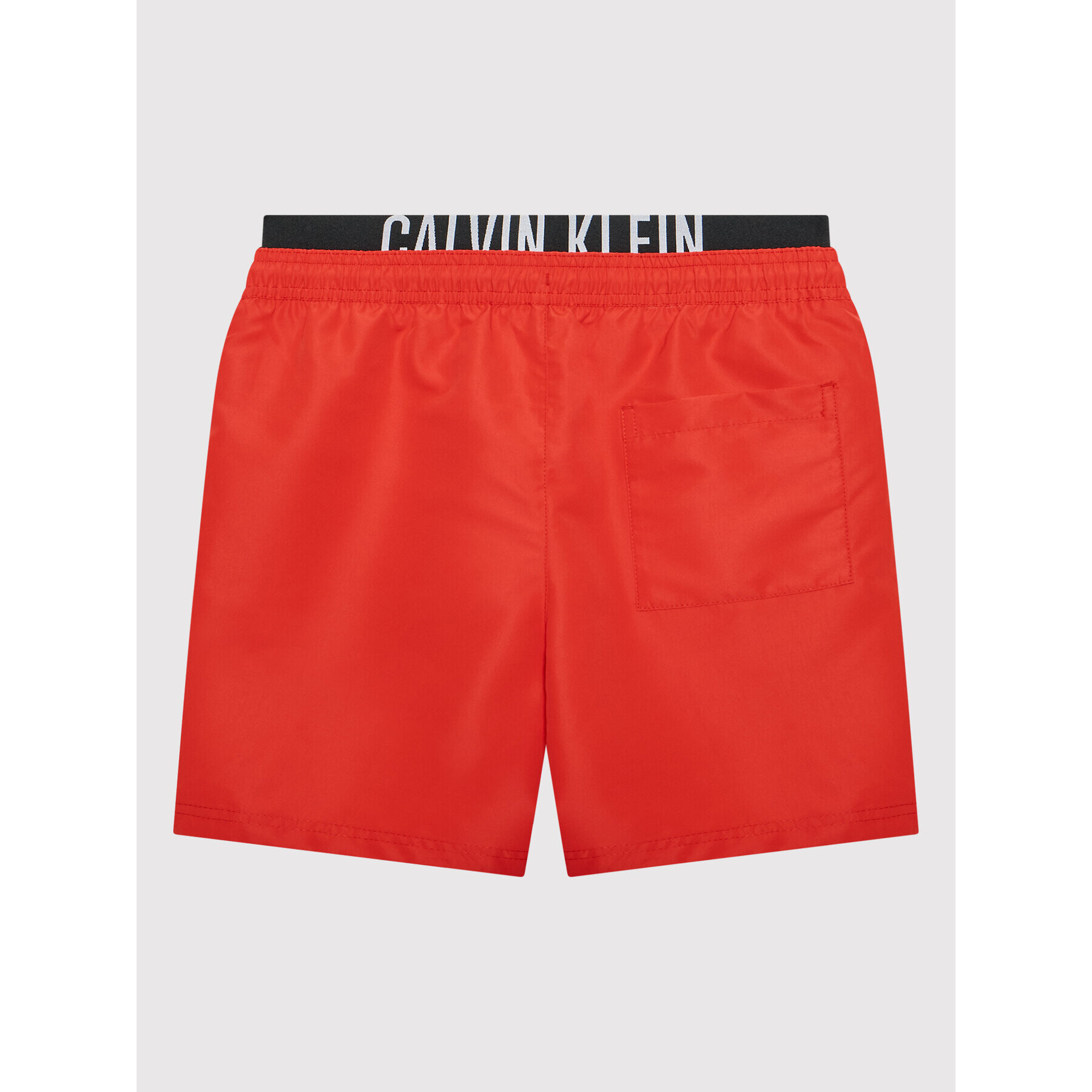 Calvin Klein Swimwear Kopalne hlače Intense Power KV0KV00001 Rdeča Regular Fit - Pepit.si