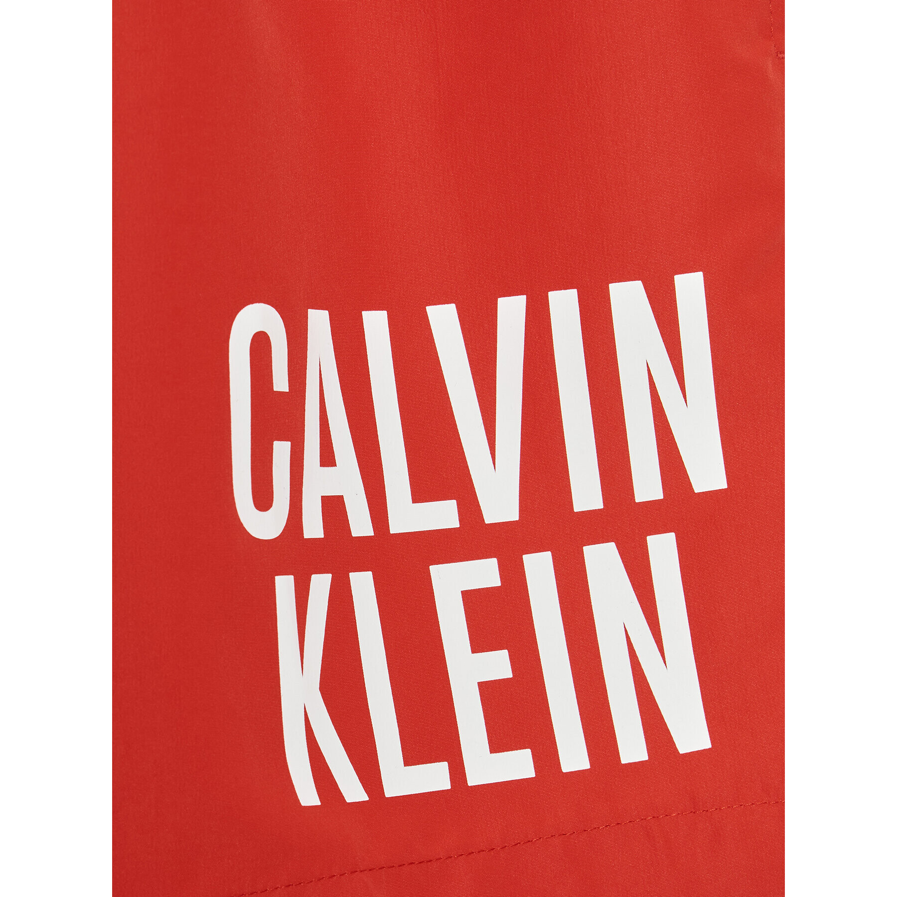 Calvin Klein Swimwear Kopalne hlače Intense Power KV0KV00006 Rdeča Regular Fit - Pepit.si