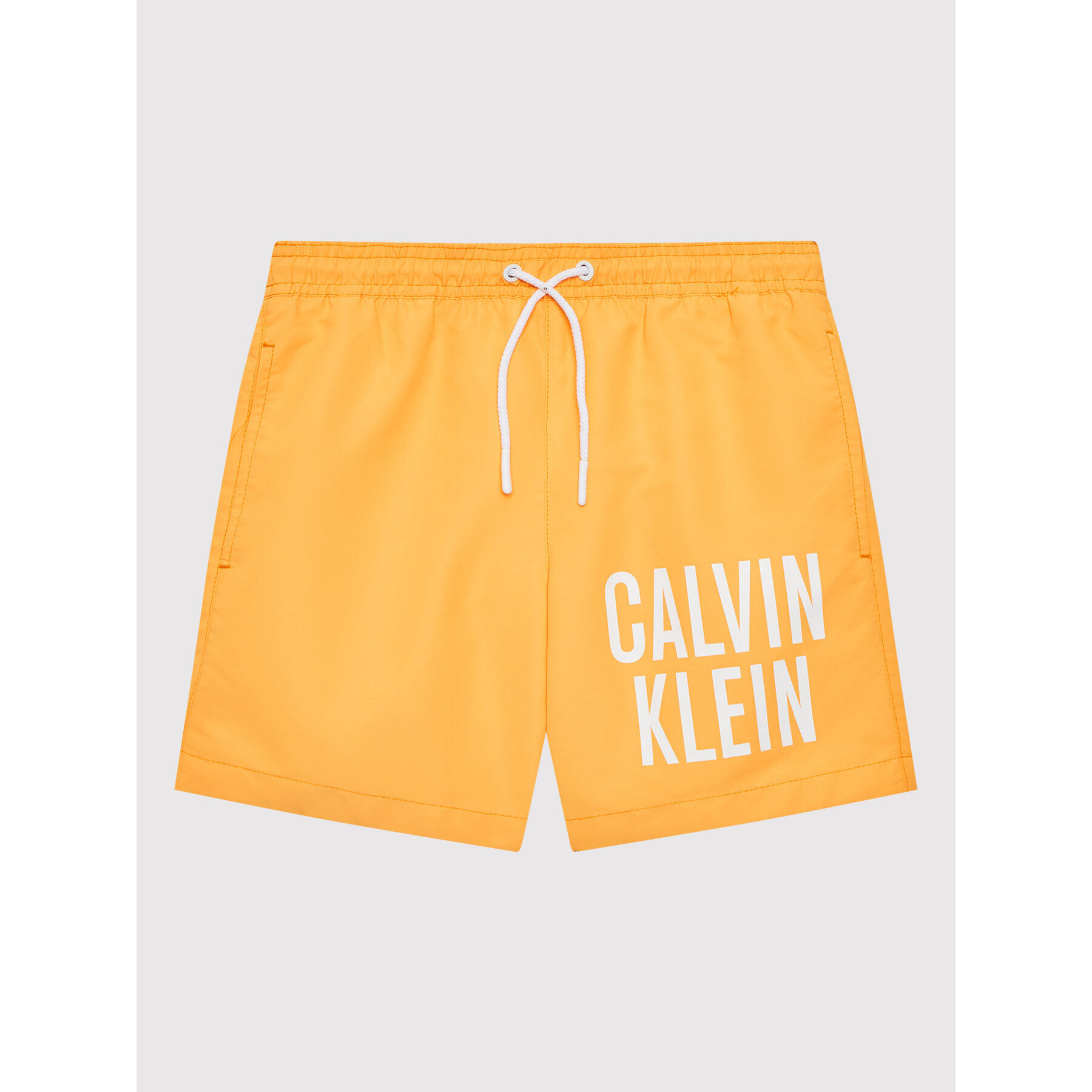 Calvin Klein Swimwear Kopalne hlače KV0KV00006 Oranžna Regular Fit - Pepit.si