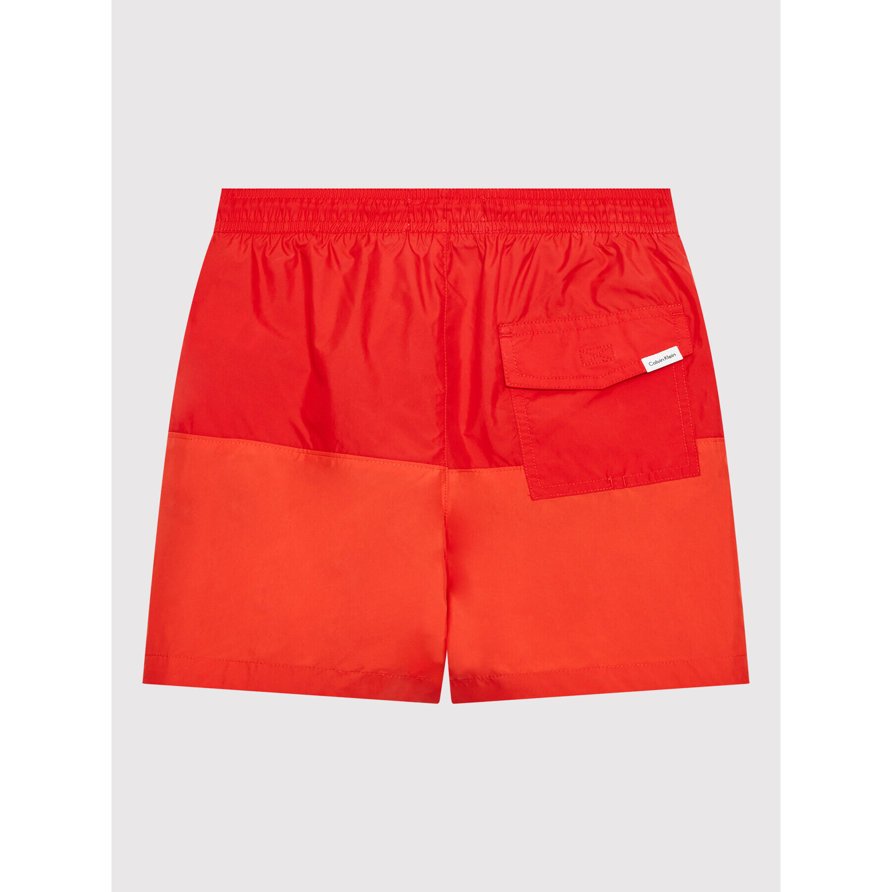 Calvin Klein Swimwear Kopalne hlače KV0KV00007 Rdeča Regular Fit - Pepit.si