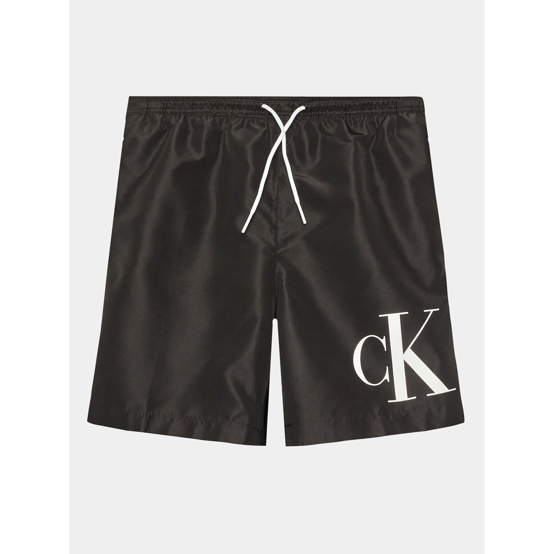 Calvin Klein Swimwear Kopalne hlače KV0KV00023 Črna Regular Fit - Pepit.si