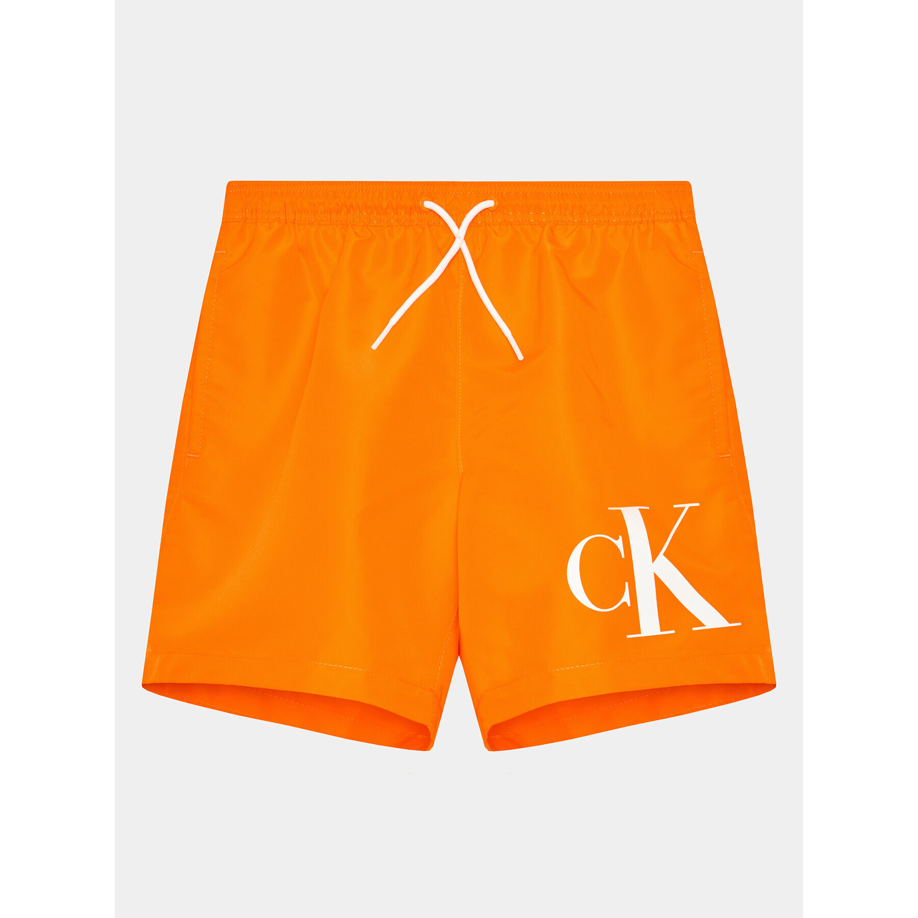 Calvin Klein Swimwear Kopalne hlače KV0KV00023 Oranžna Regular Fit - Pepit.si