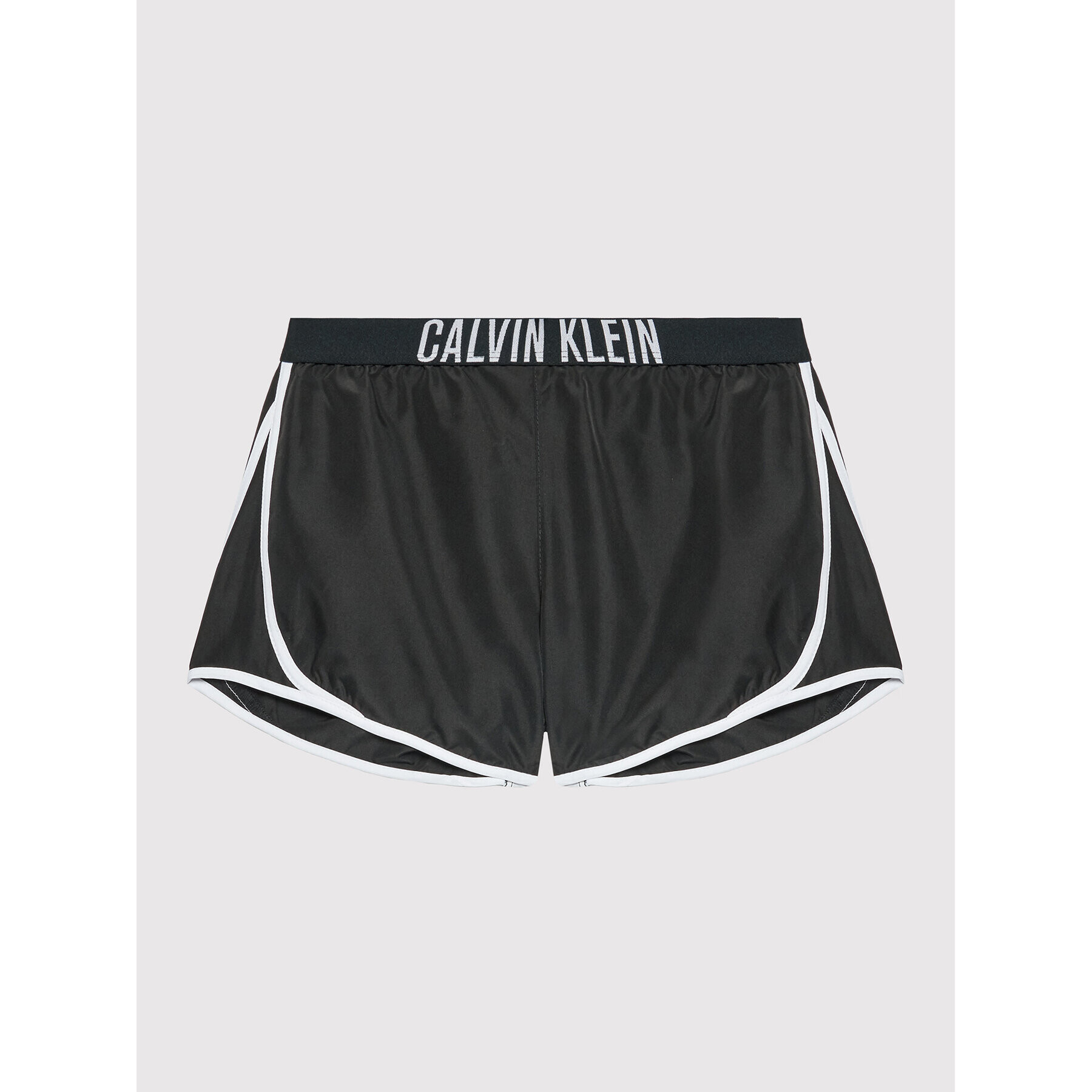 Calvin Klein Swimwear Kopalne hlače KY0KY00006 Črna Regular Fit - Pepit.si