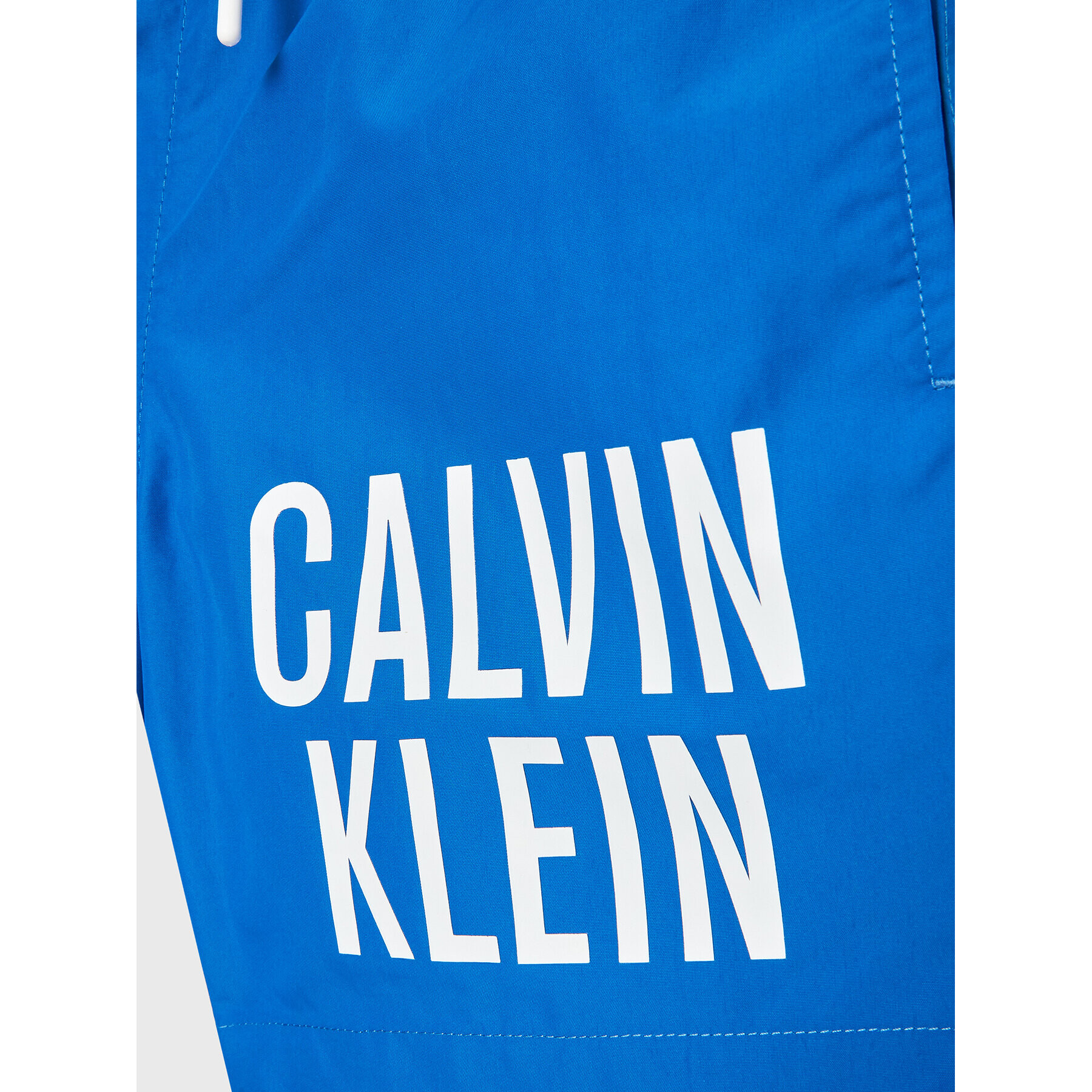 Calvin Klein Swimwear Kopalne hlače Medium KV0KV00021 Modra Regular Fit - Pepit.si