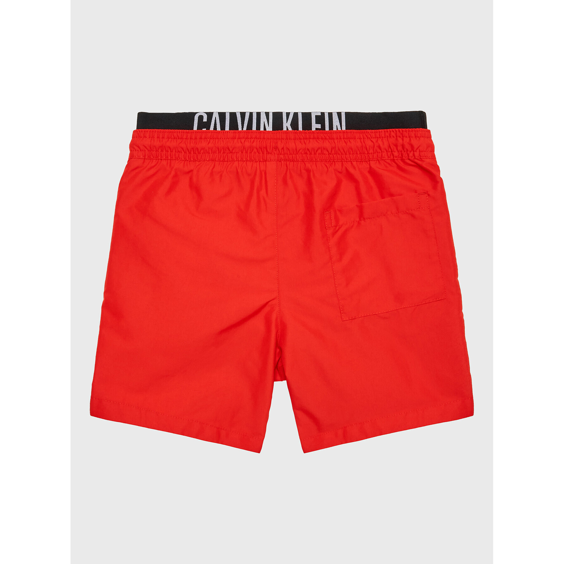 Calvin Klein Swimwear Kopalne hlače Medium KV0KV00022 Rdeča Regular Fit - Pepit.si