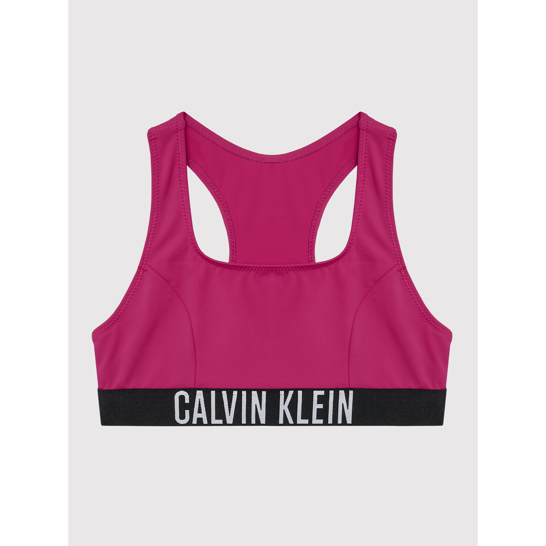 Calvin Klein Swimwear Kopalni kostum KY0KY00010 Roza - Pepit.si