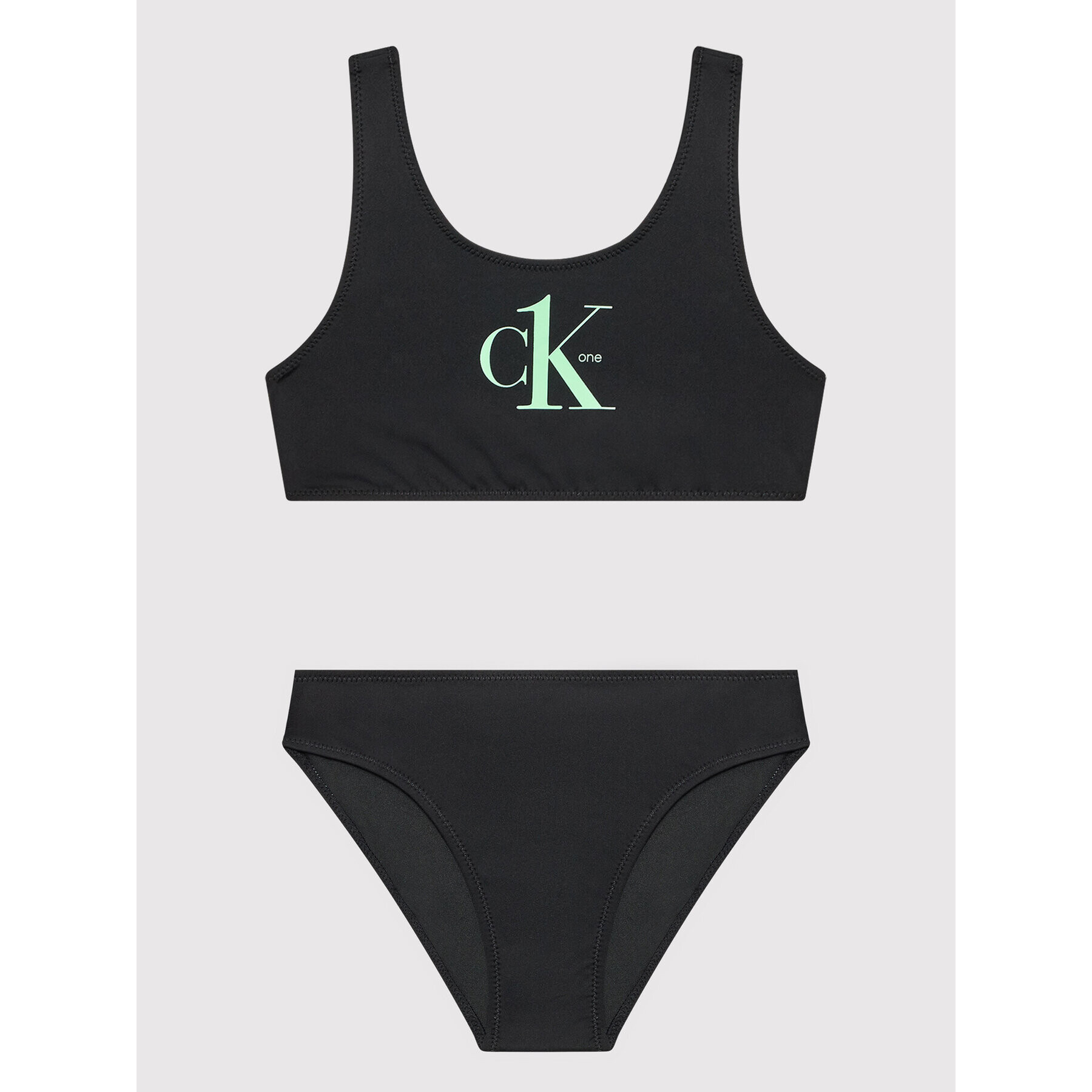 Calvin Klein Swimwear Kopalni kostum KY0KY00013 Črna - Pepit.si