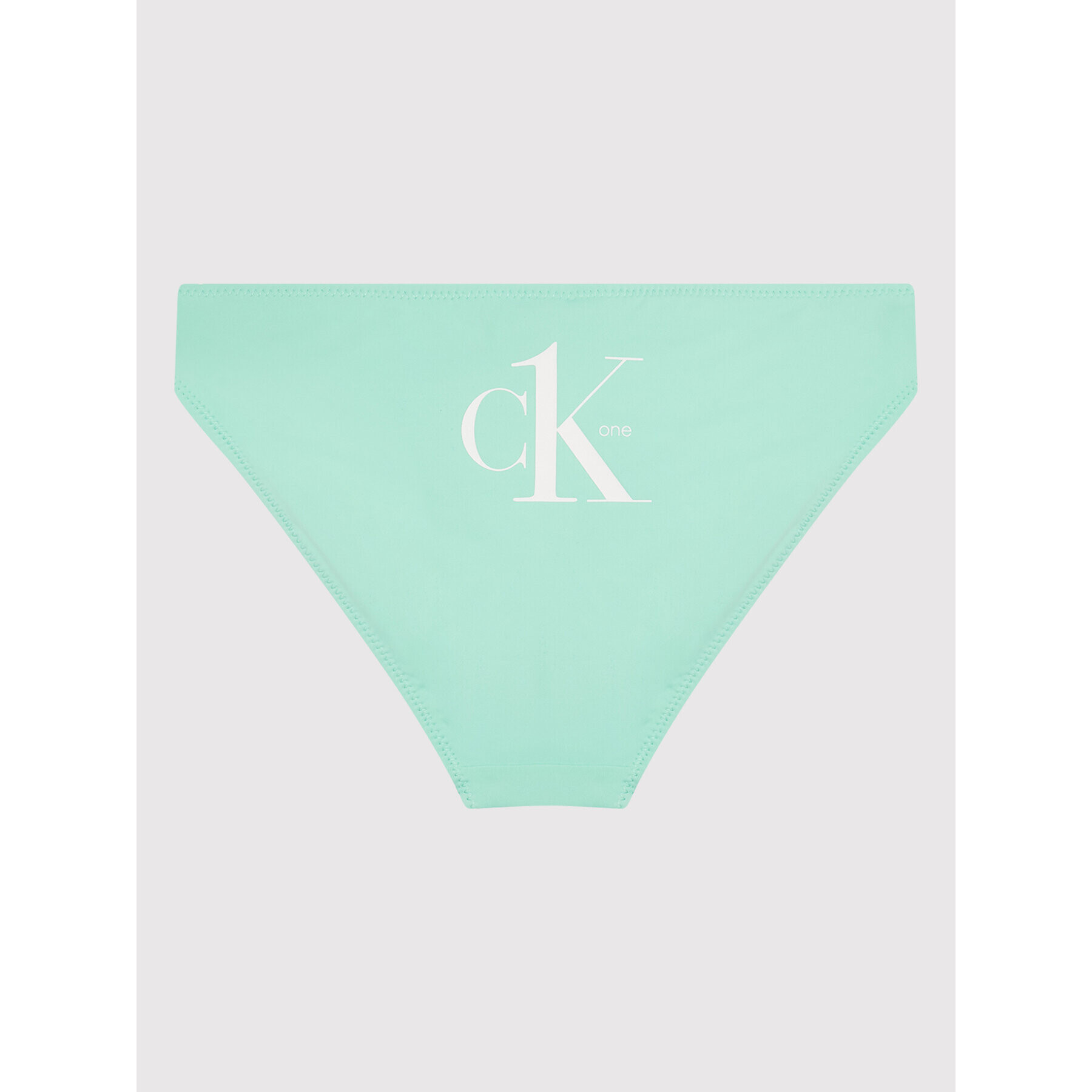 Calvin Klein Swimwear Kopalni kostum KY0KY00013 Zelena - Pepit.si