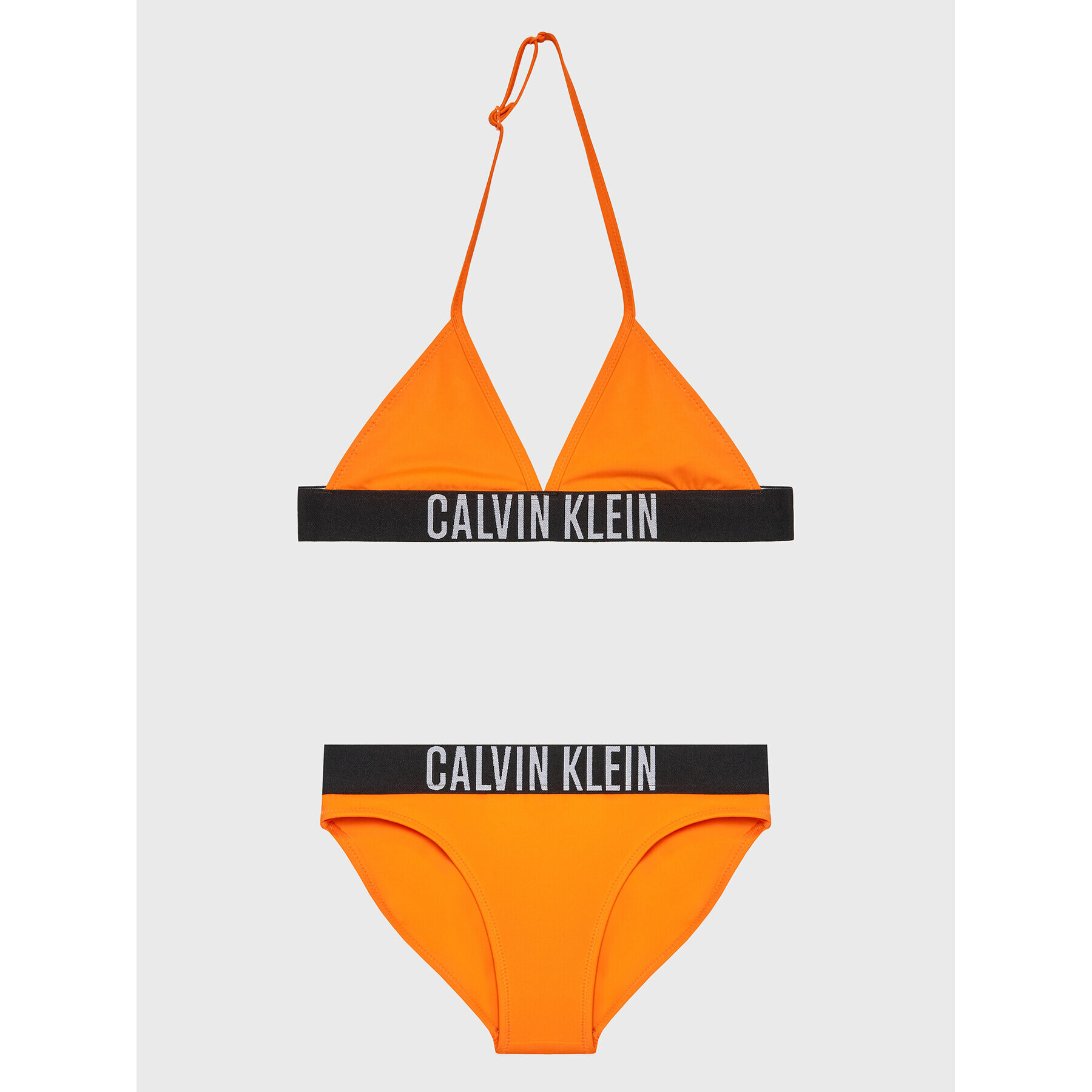 Calvin Klein Swimwear Kopalni kostum KY0KY00026 Oranžna - Pepit.si