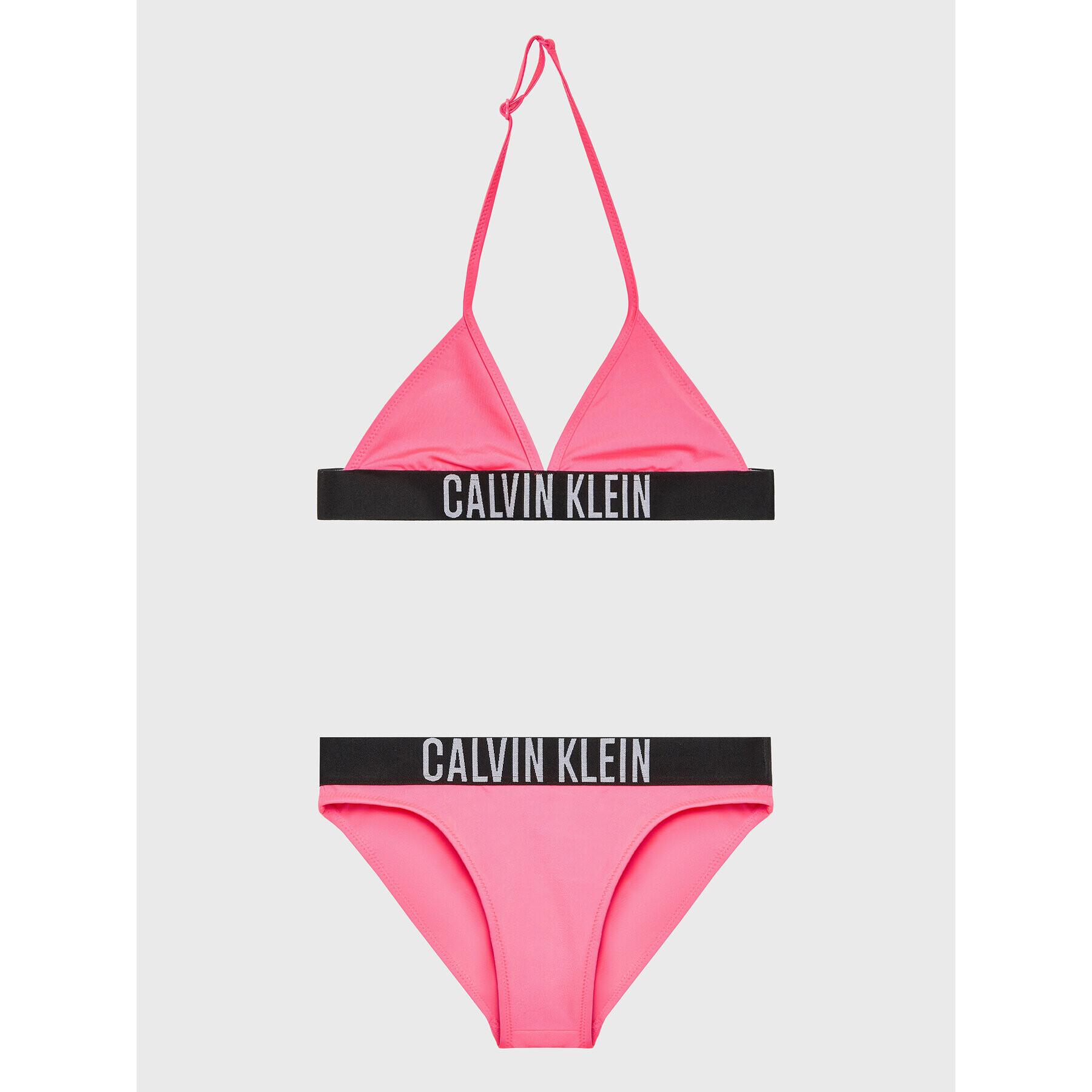 Calvin Klein Swimwear Kopalni kostum KY0KY00026 Roza - Pepit.si