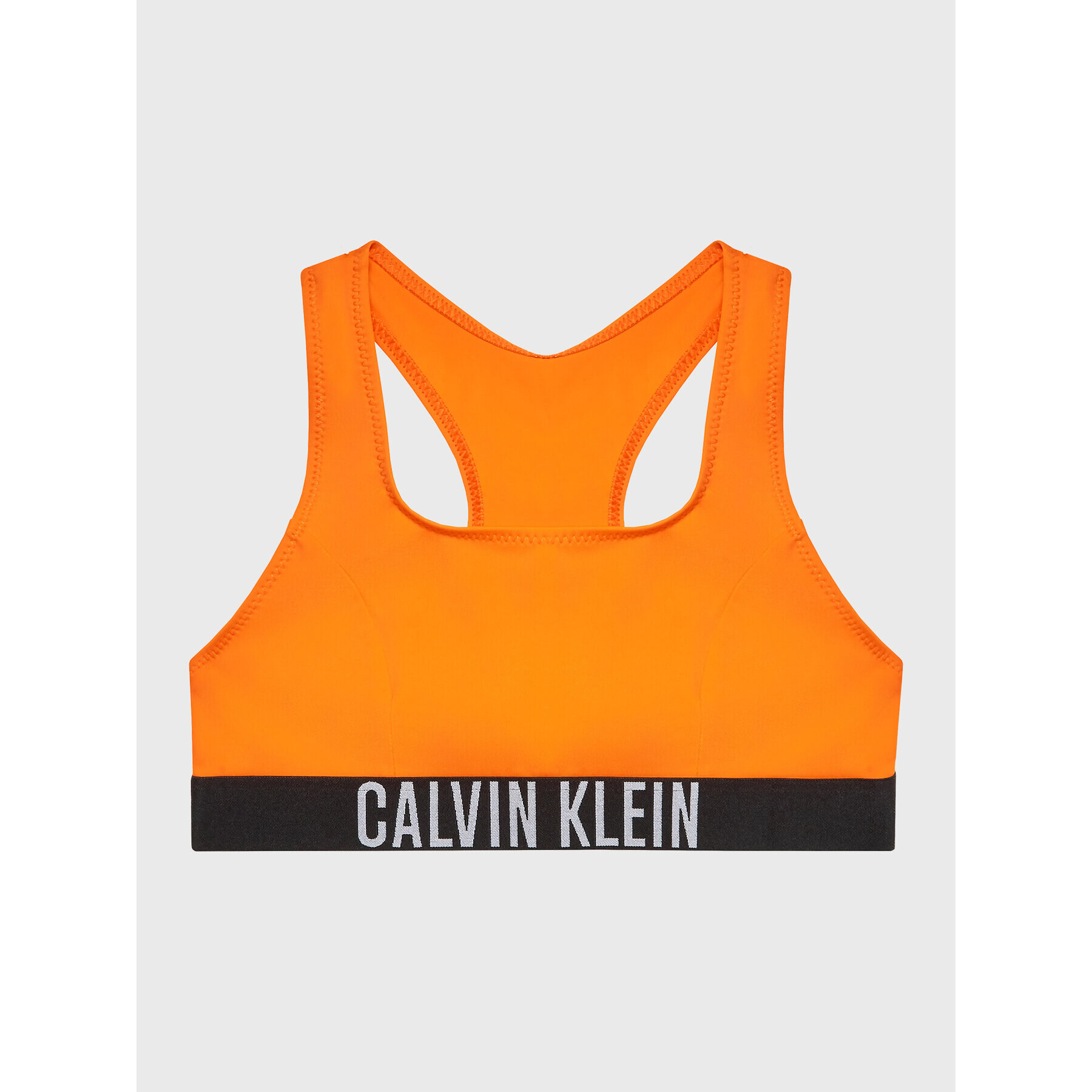 Calvin Klein Swimwear Kopalni kostum KY0KY00027 Oranžna - Pepit.si