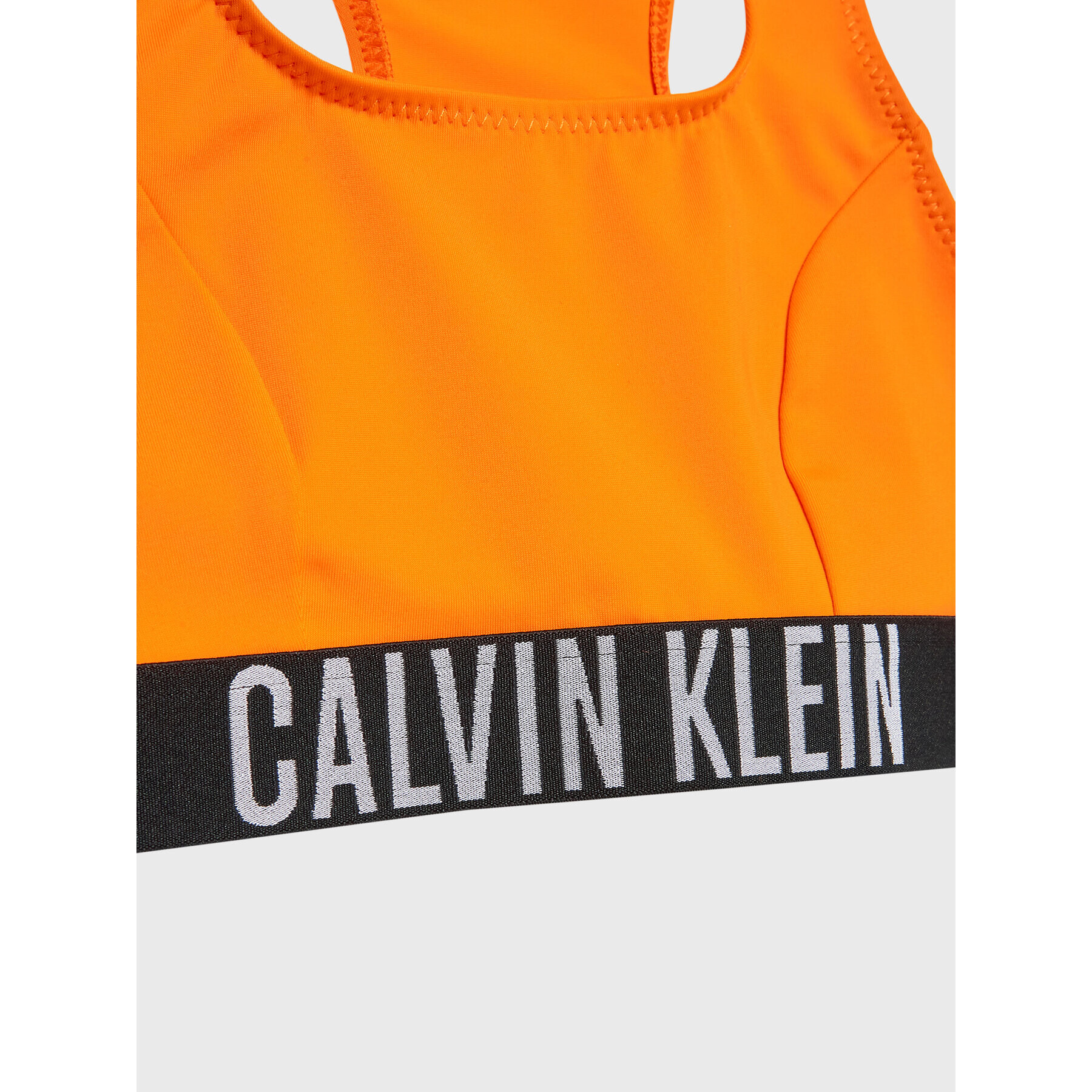 Calvin Klein Swimwear Kopalni kostum KY0KY00027 Oranžna - Pepit.si