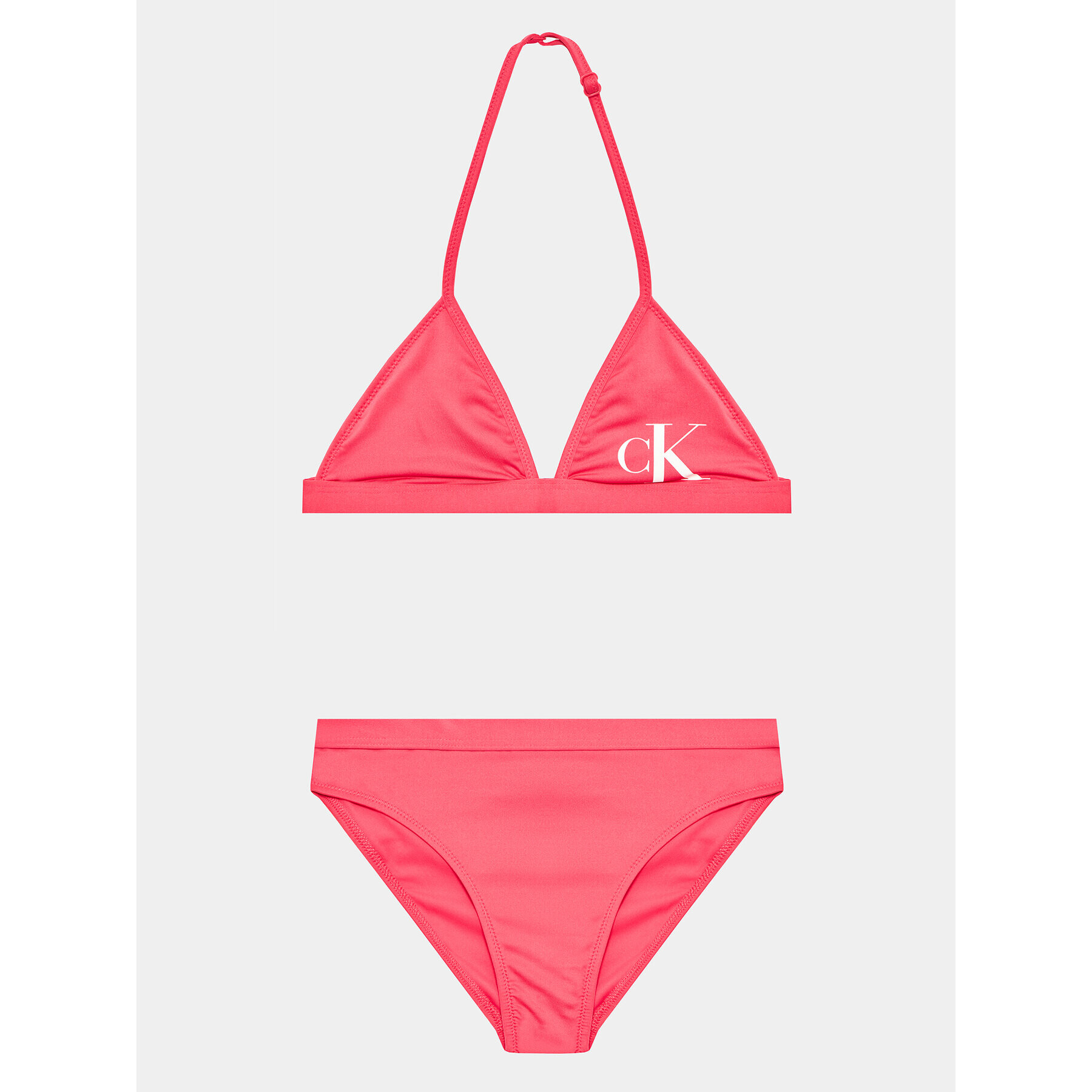 Calvin Klein Swimwear Kopalni kostum KY0KY00028 Roza - Pepit.si