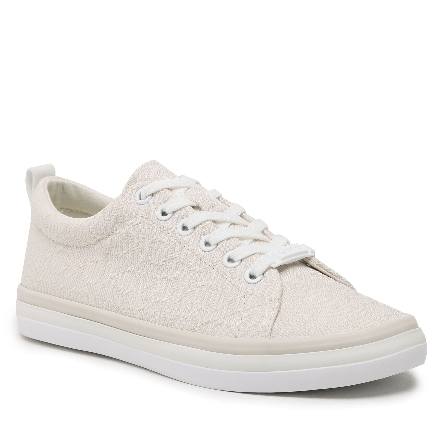 Calvin Klein Tenis superge Low Prof Vulc Lace Up HW0HW01410 Bež - Pepit.si