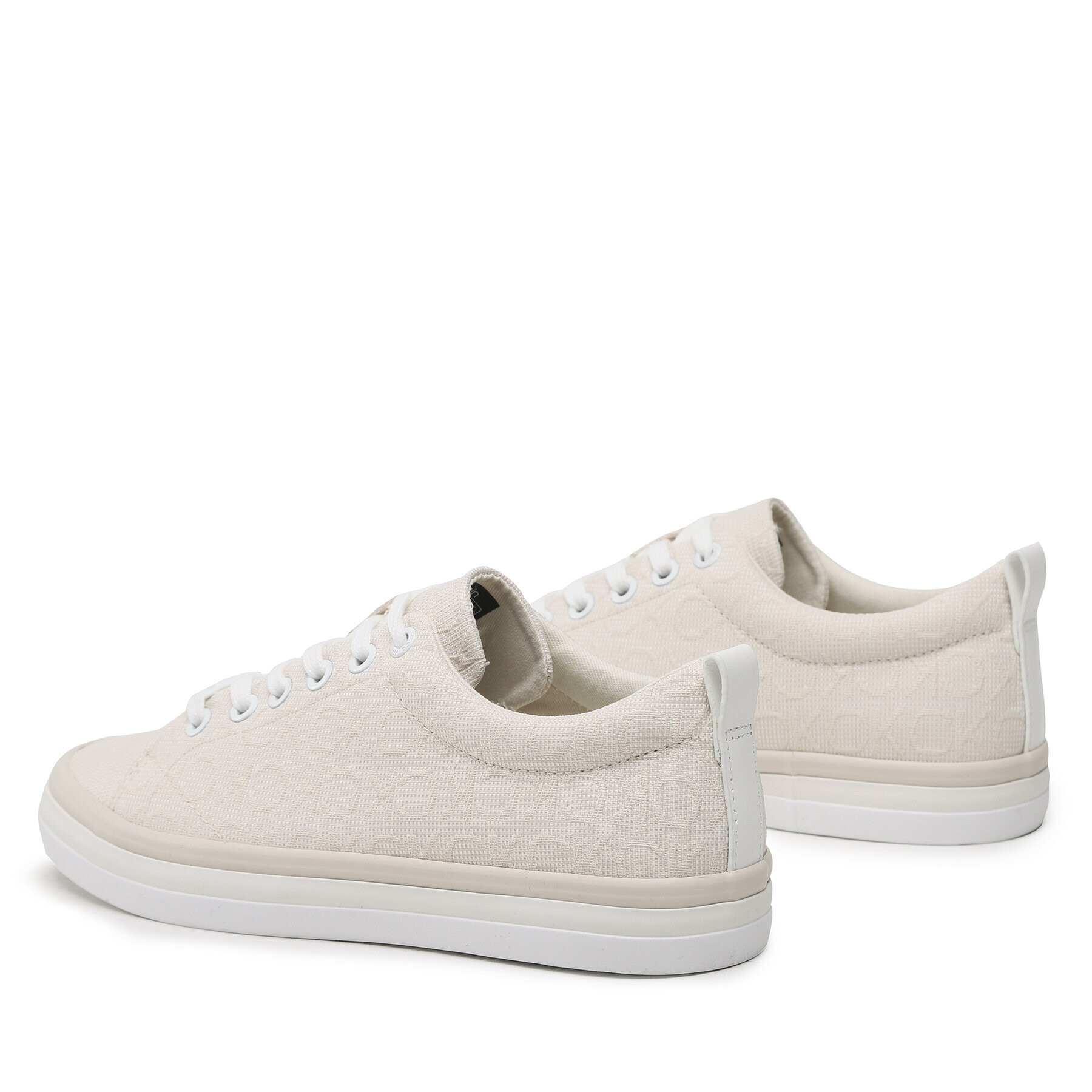 Calvin Klein Tenis superge Low Prof Vulc Lace Up HW0HW01410 Bež - Pepit.si