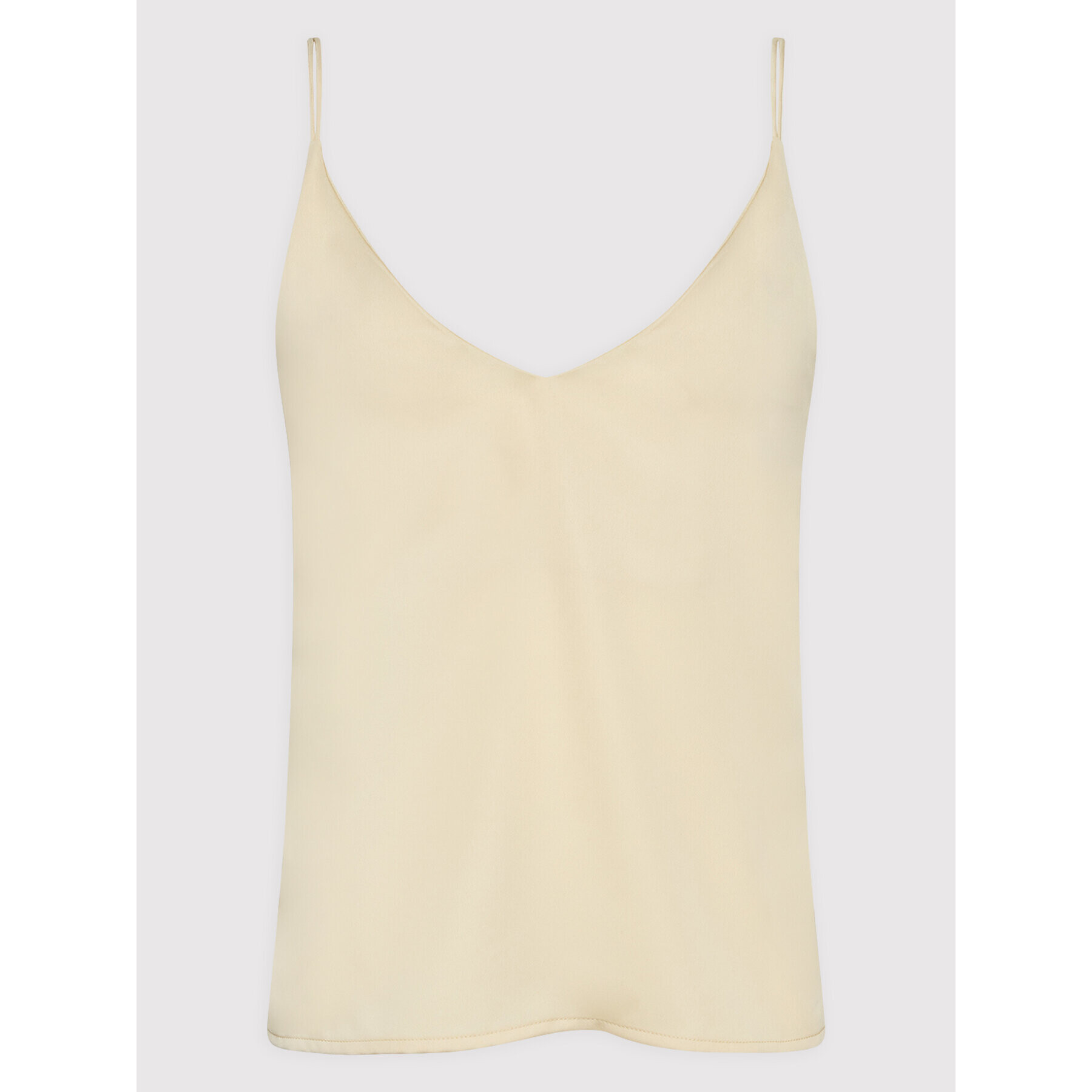 Calvin Klein Top Cami K20K203781 Bež Regular Fit - Pepit.si