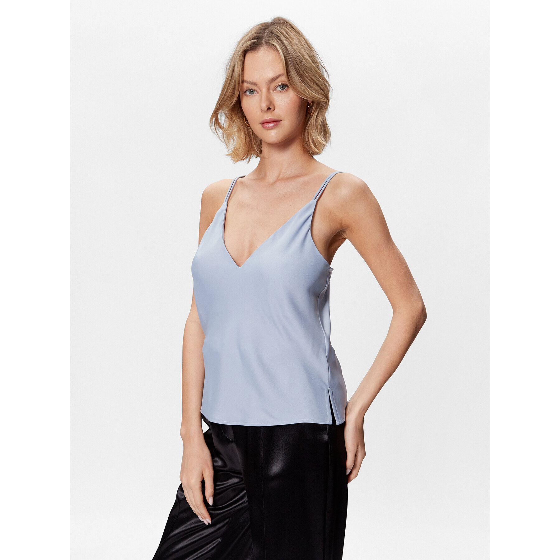 Calvin Klein Top Cami K20K205543 Modra Regular Fit - Pepit.si