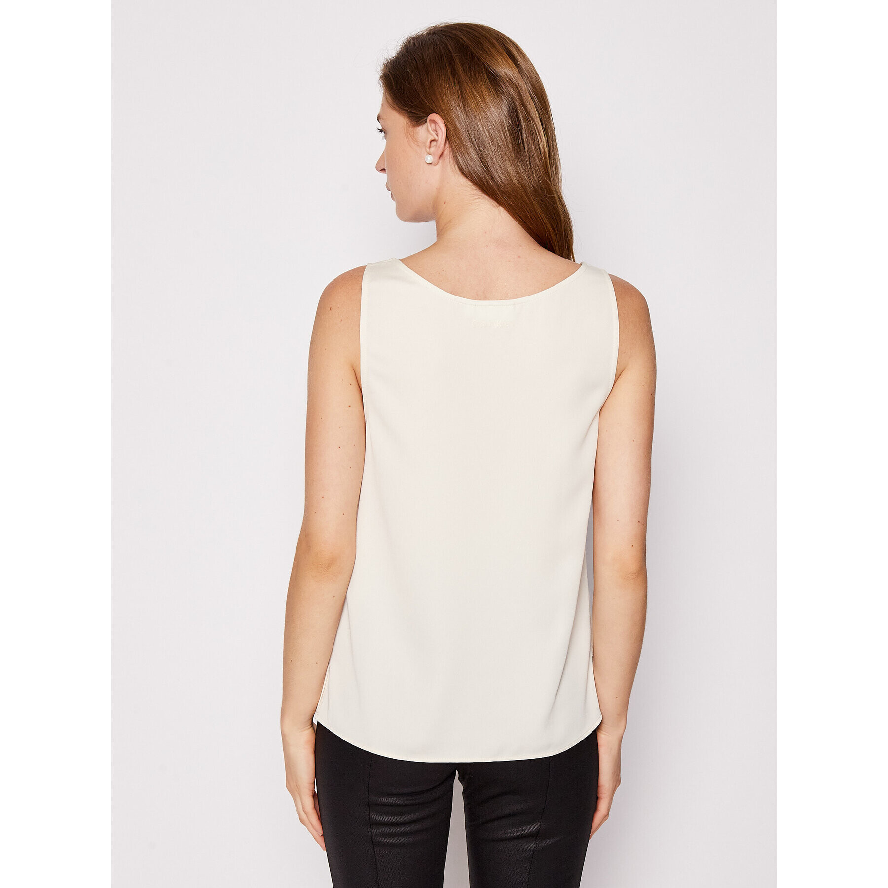 Calvin Klein Top K20K203795 Bež Relaxed Fit - Pepit.si