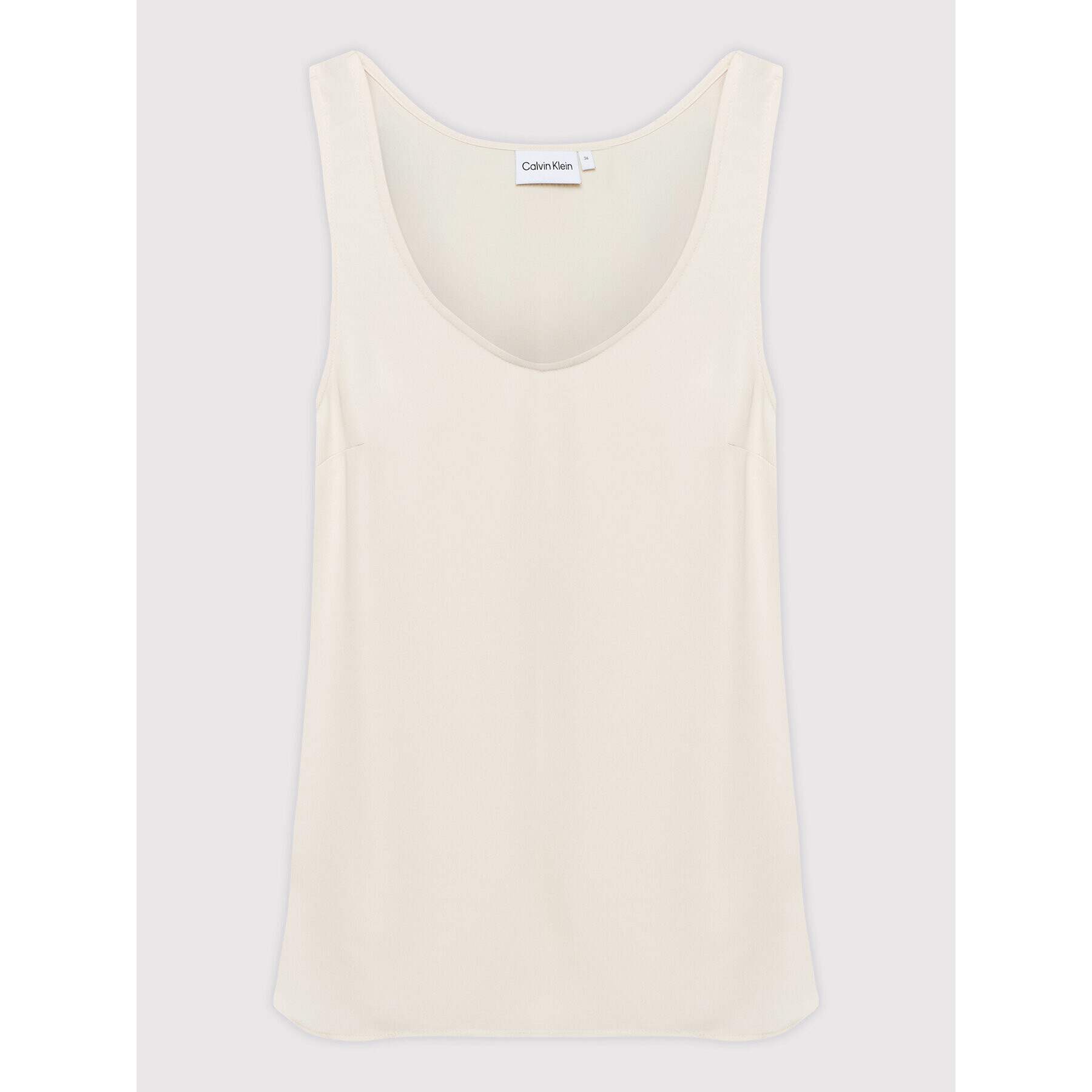 Calvin Klein Top K20K203795 Bež Relaxed Fit - Pepit.si