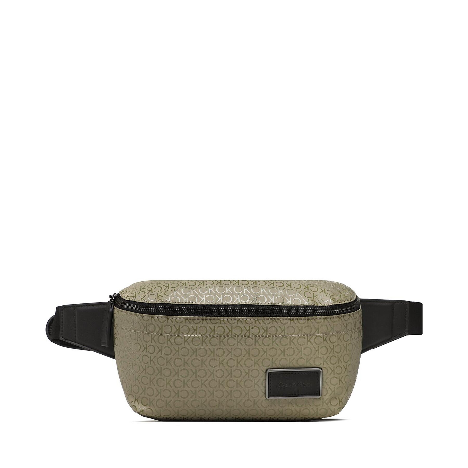 Calvin Klein torba za okoli pasu Ck Elevated Waistbag Mono K50K510276 Khaki - Pepit.si