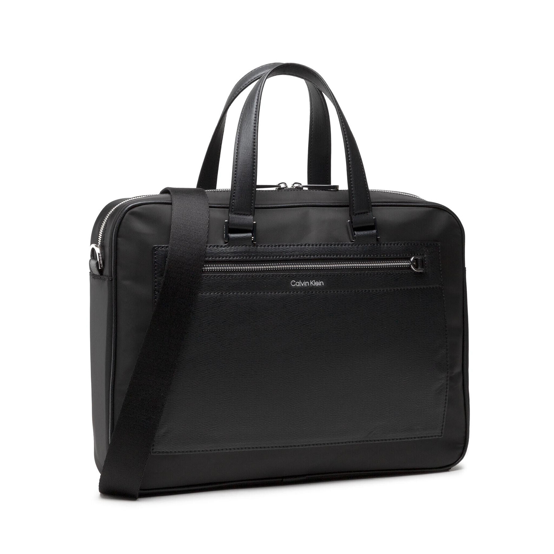 Calvin Klein Torba za prenosnik Classic Repreve Laptop Bag Wpckt K50K508704 Črna - Pepit.si