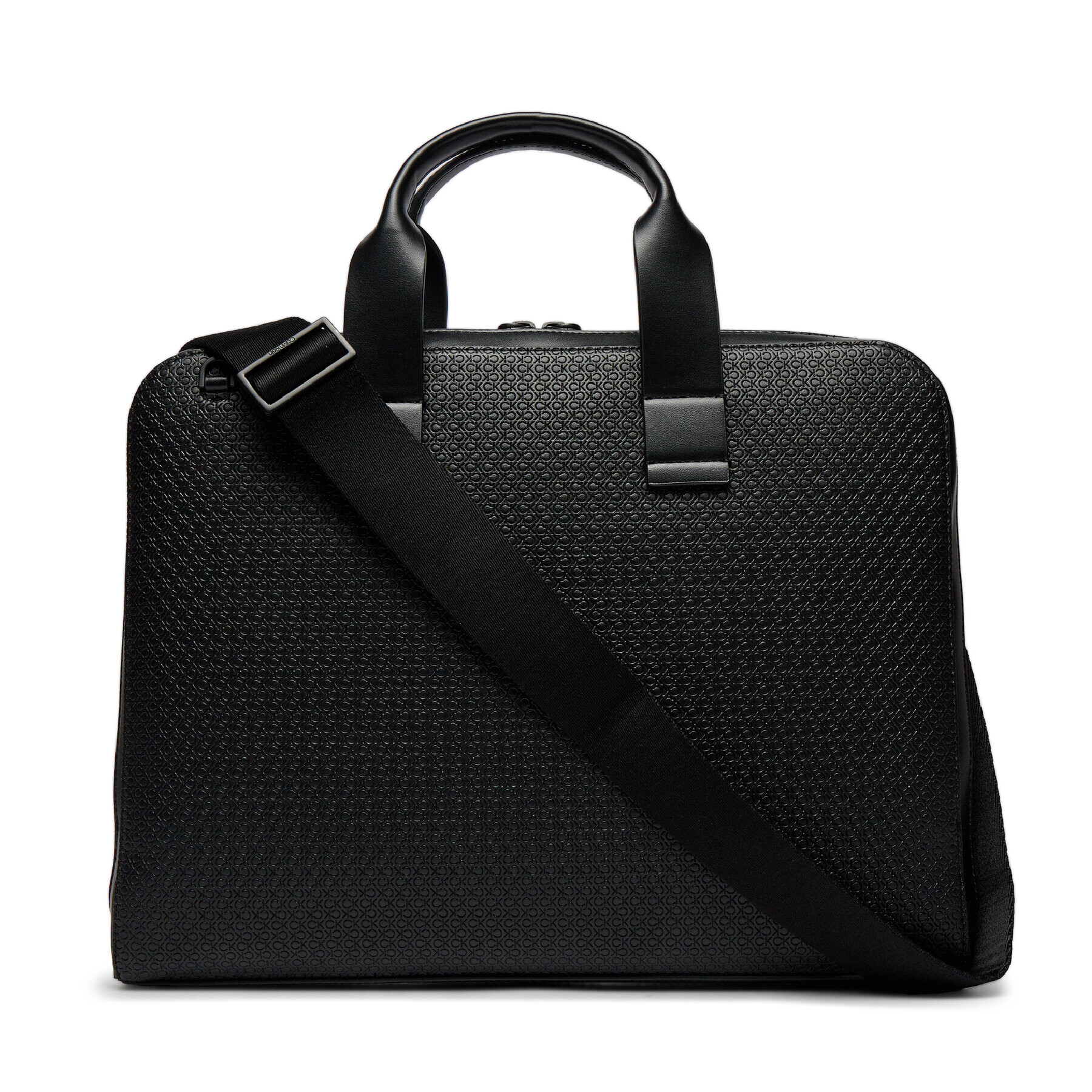 Calvin Klein Torba za prenosnik Modern Bar Slim Laptop Bag Mono K50K511366 Črna - Pepit.si