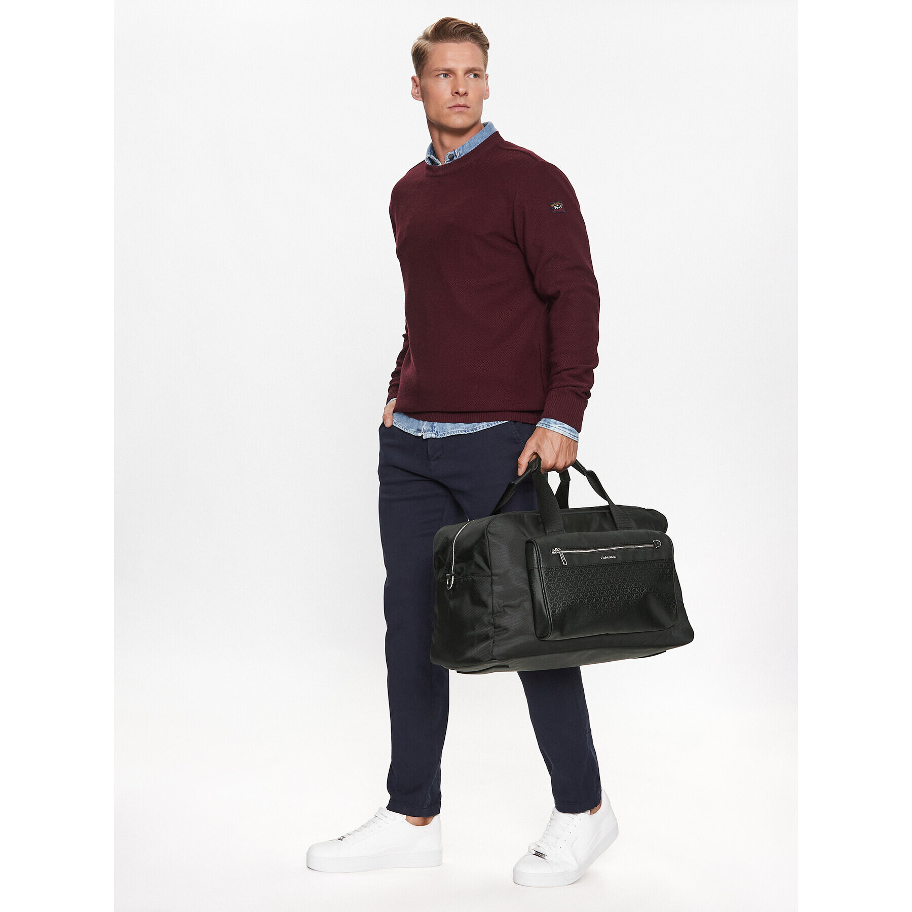 Calvin Klein Torbica Ck Elevated Weekender W/Pckt K50K510578 Črna - Pepit.si