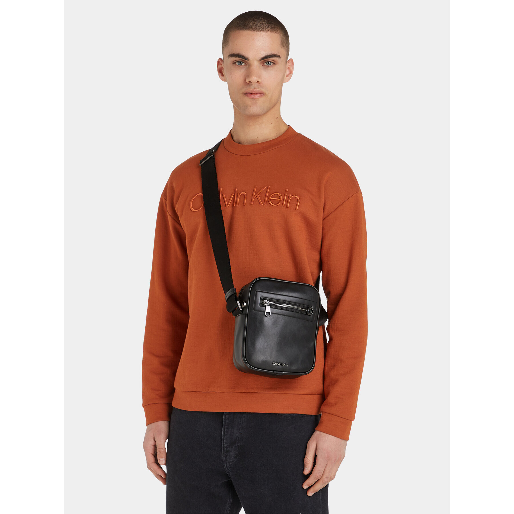 Calvin Klein Torbica za okrog pasu Ck Elevated Reporter S K50K511190 Črna - Pepit.si