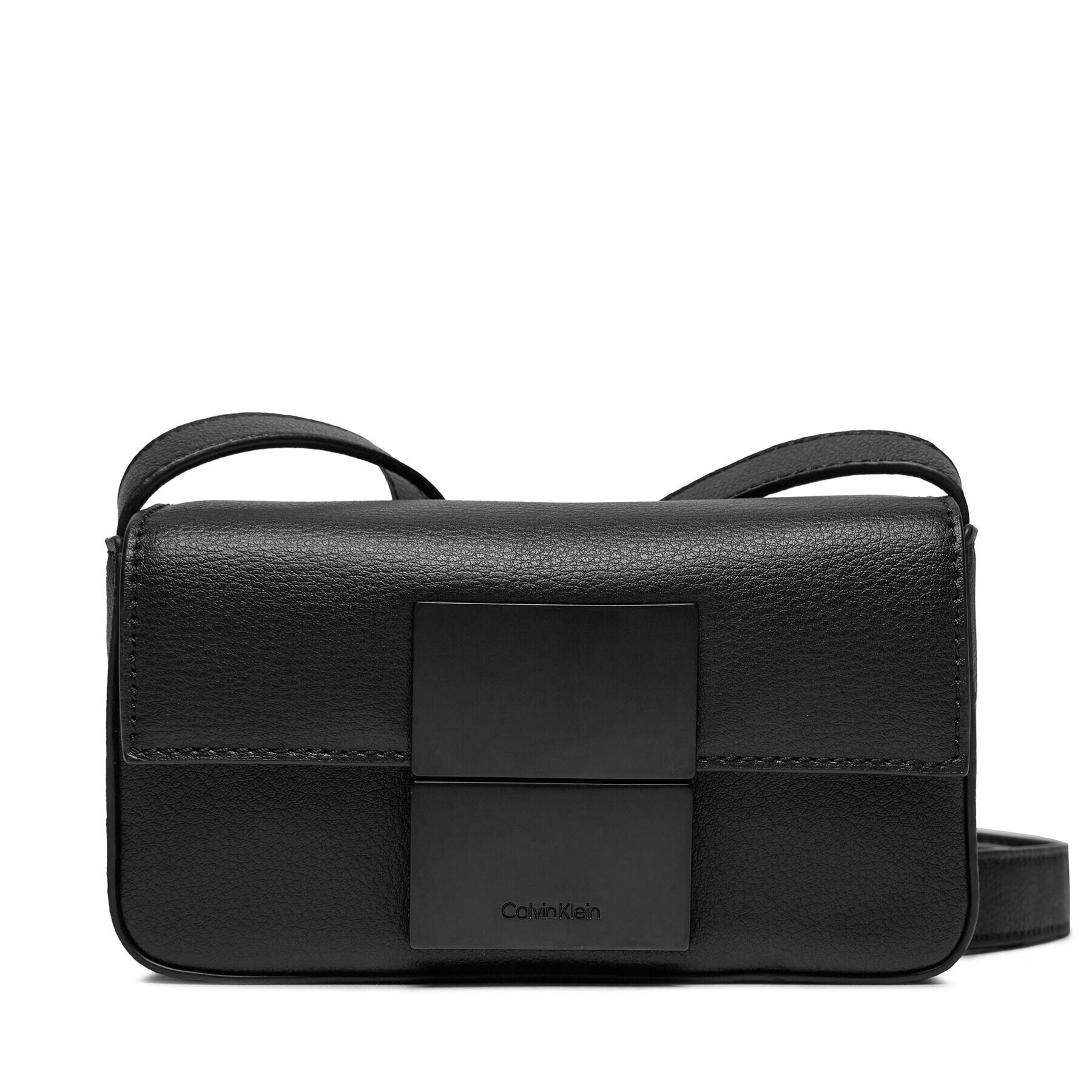 Calvin Klein Torbica za okrog pasu Iconic Plaque Camera Bag Xs K50K511249 Črna - Pepit.si