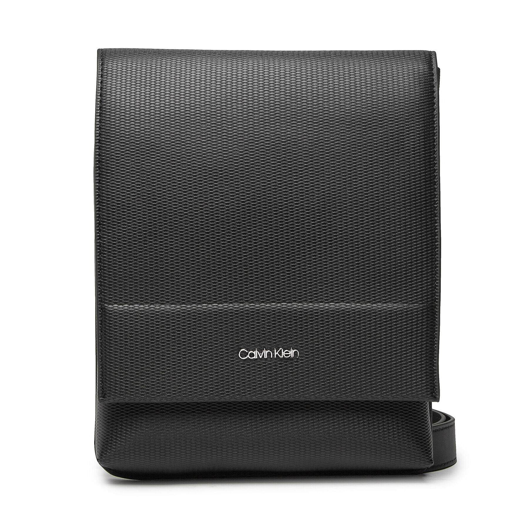 Calvin Klein Torbica za okrog pasu Minimalism Flatpack W/Flap K50K509000 Črna - Pepit.si