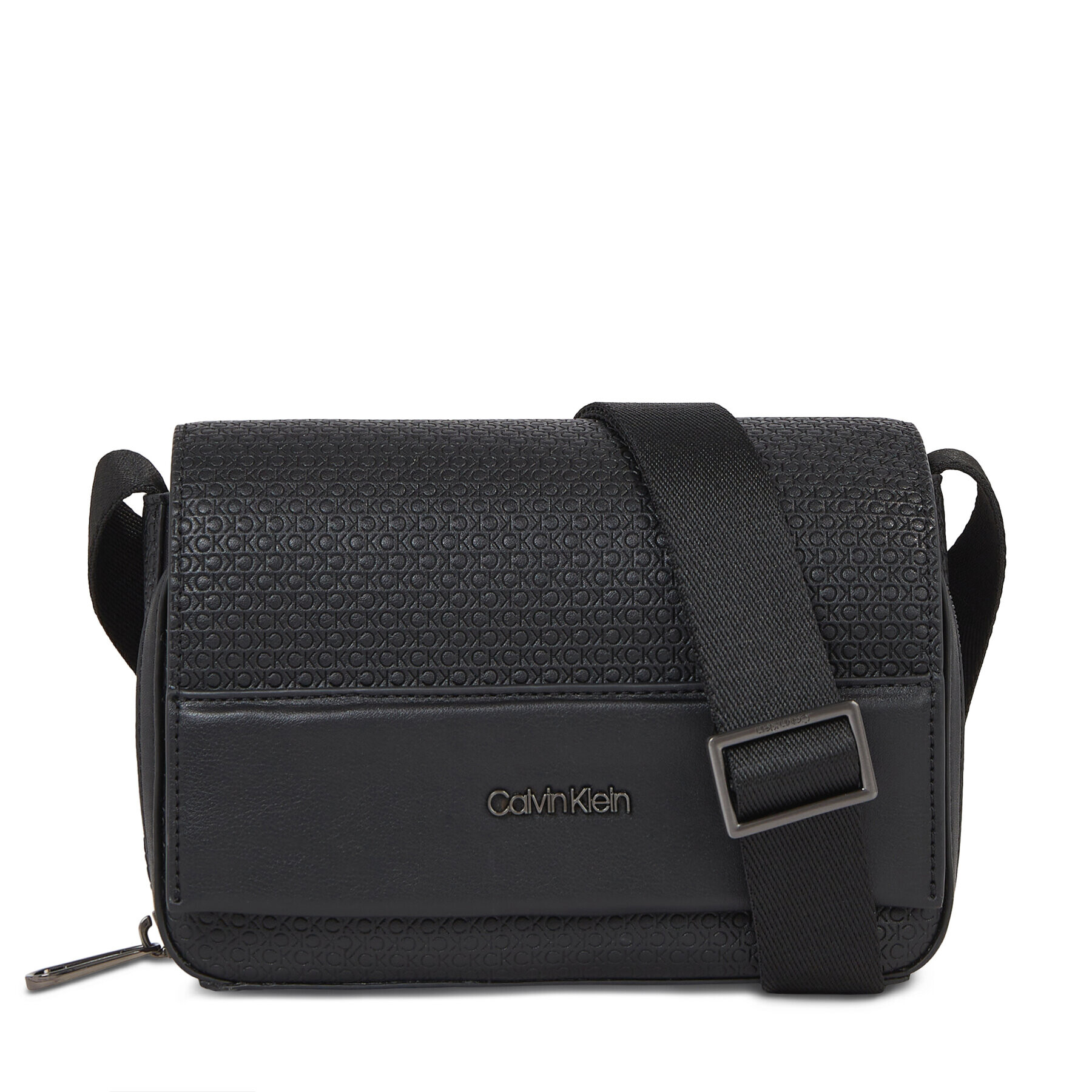 Calvin Klein Torbica za okrog pasu Minimalism Func Camera Bag Mono K50K510808 Črna - Pepit.si